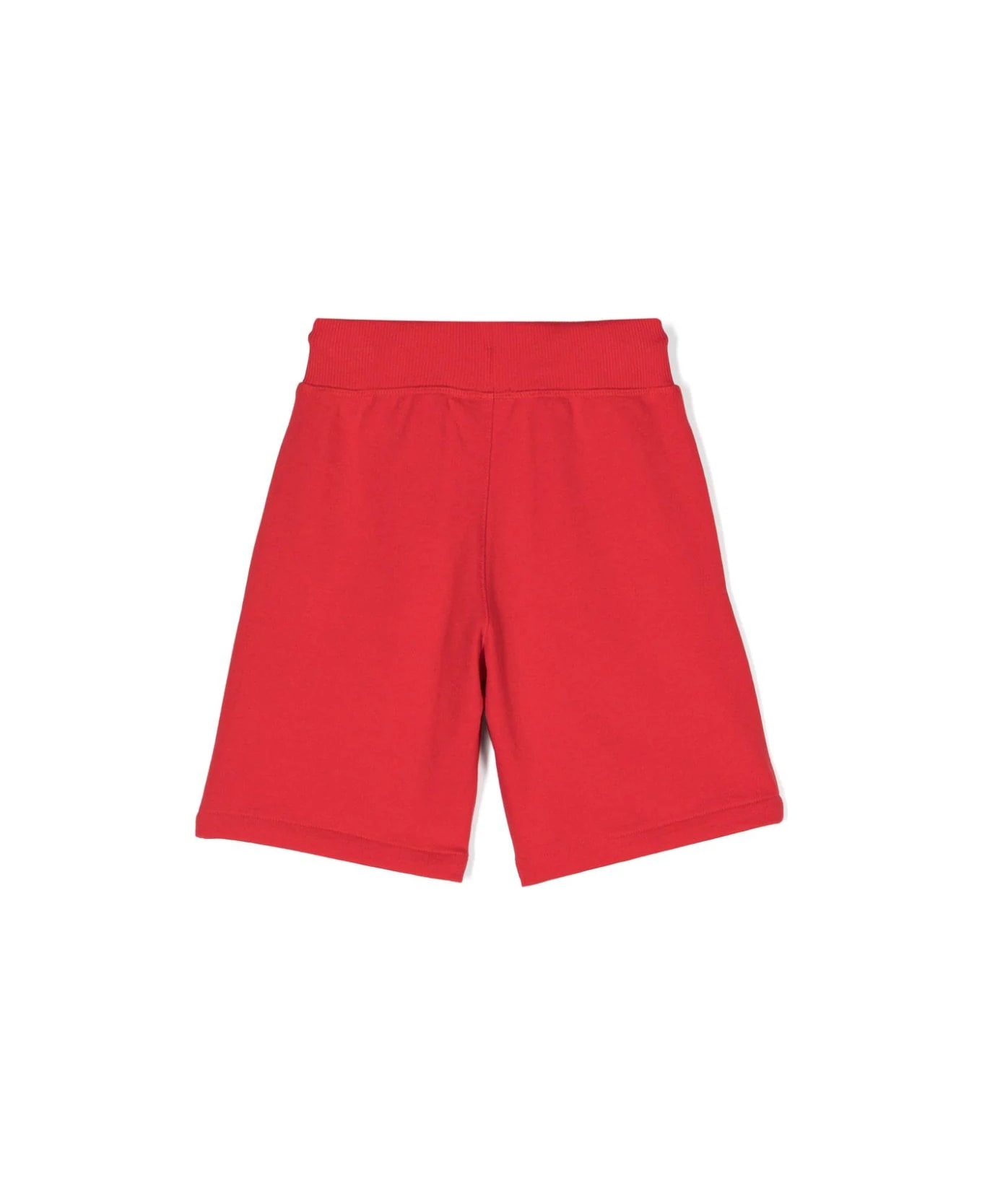 Hugo Boss Sports Shorts With Print - Red