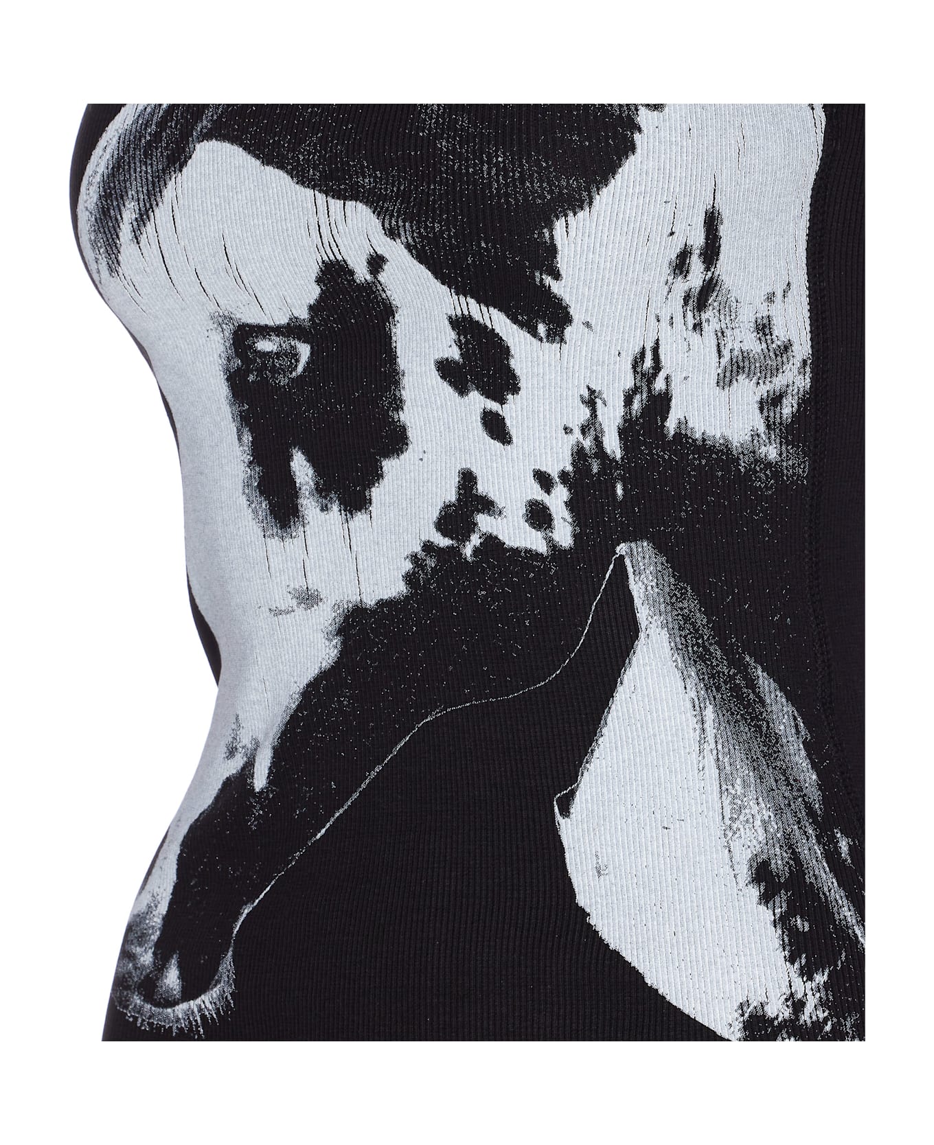 Pinko Curly Tank Top - Black