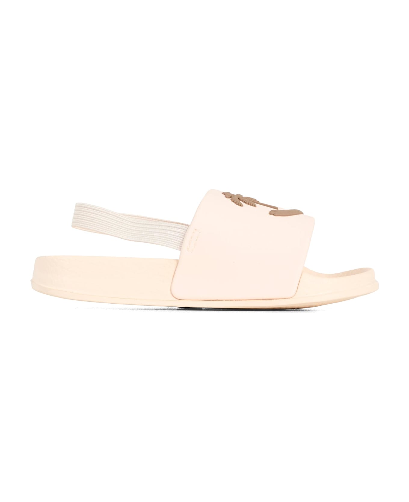 Molo Beige Slippers For Kids With Smiley - Beige