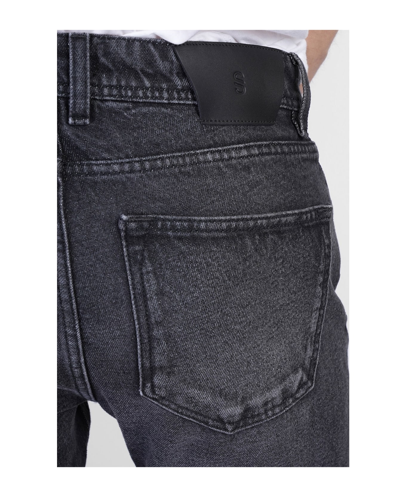 Salvatore Santoro Jeans In Black Denim - black