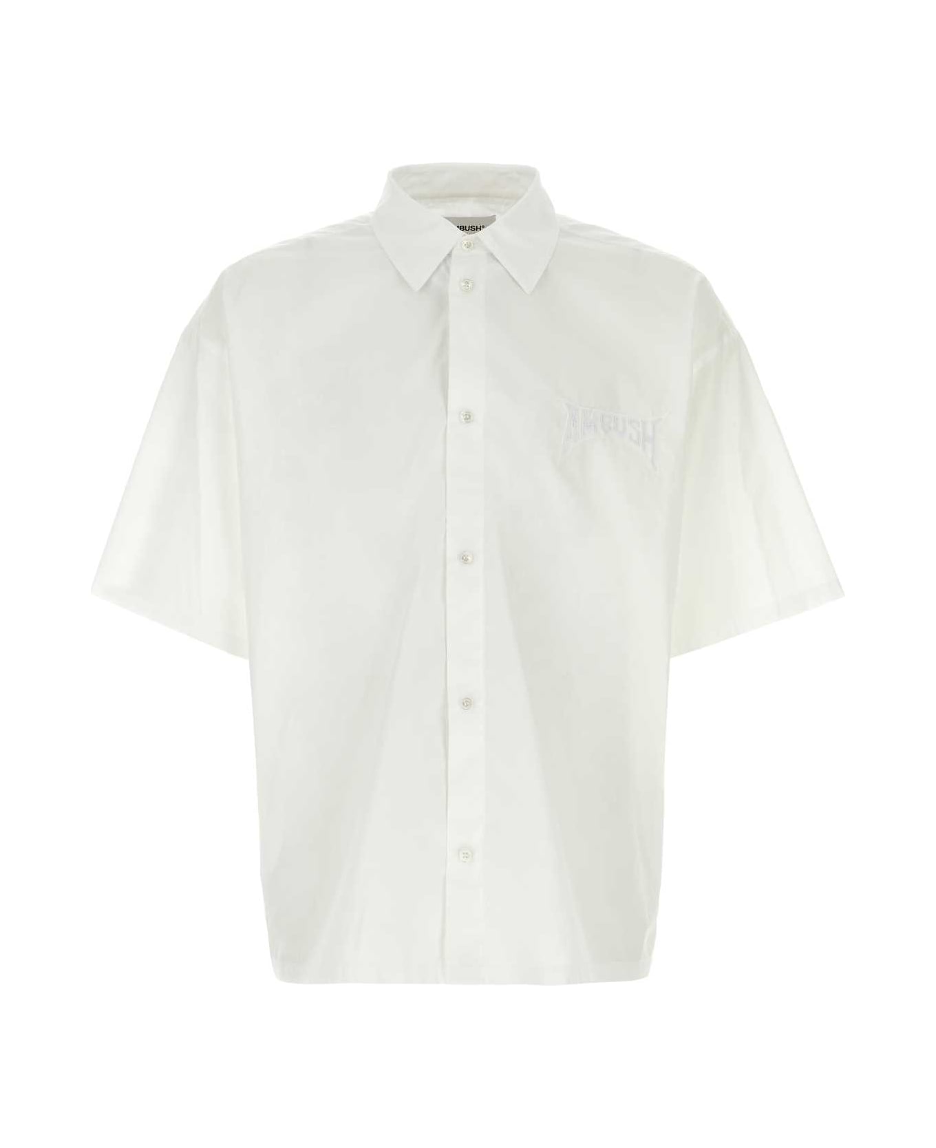 AMBUSH White Poplin Shirt - BLANCDEB