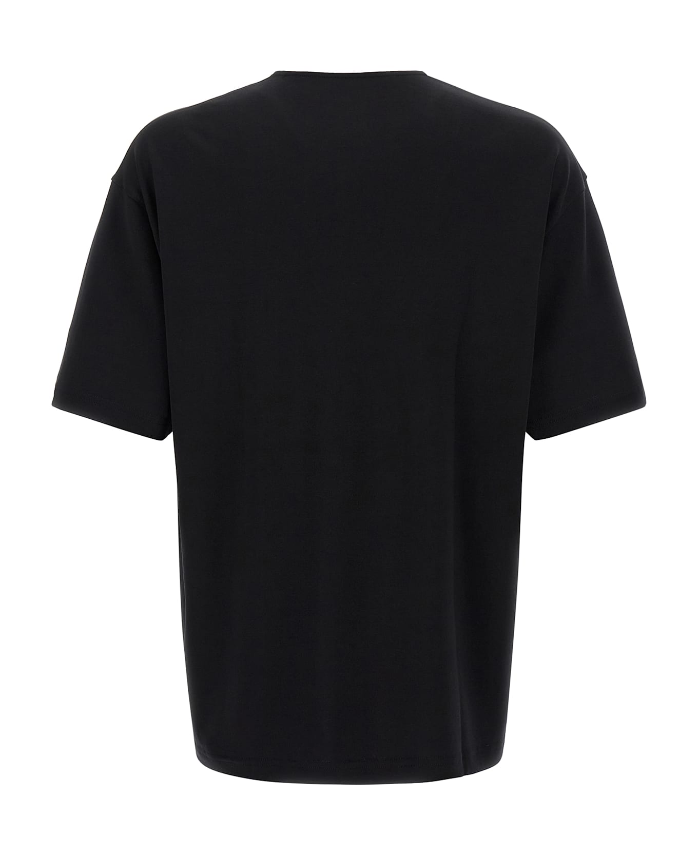 Lemaire Cotton And Silk T-shirt - Black  