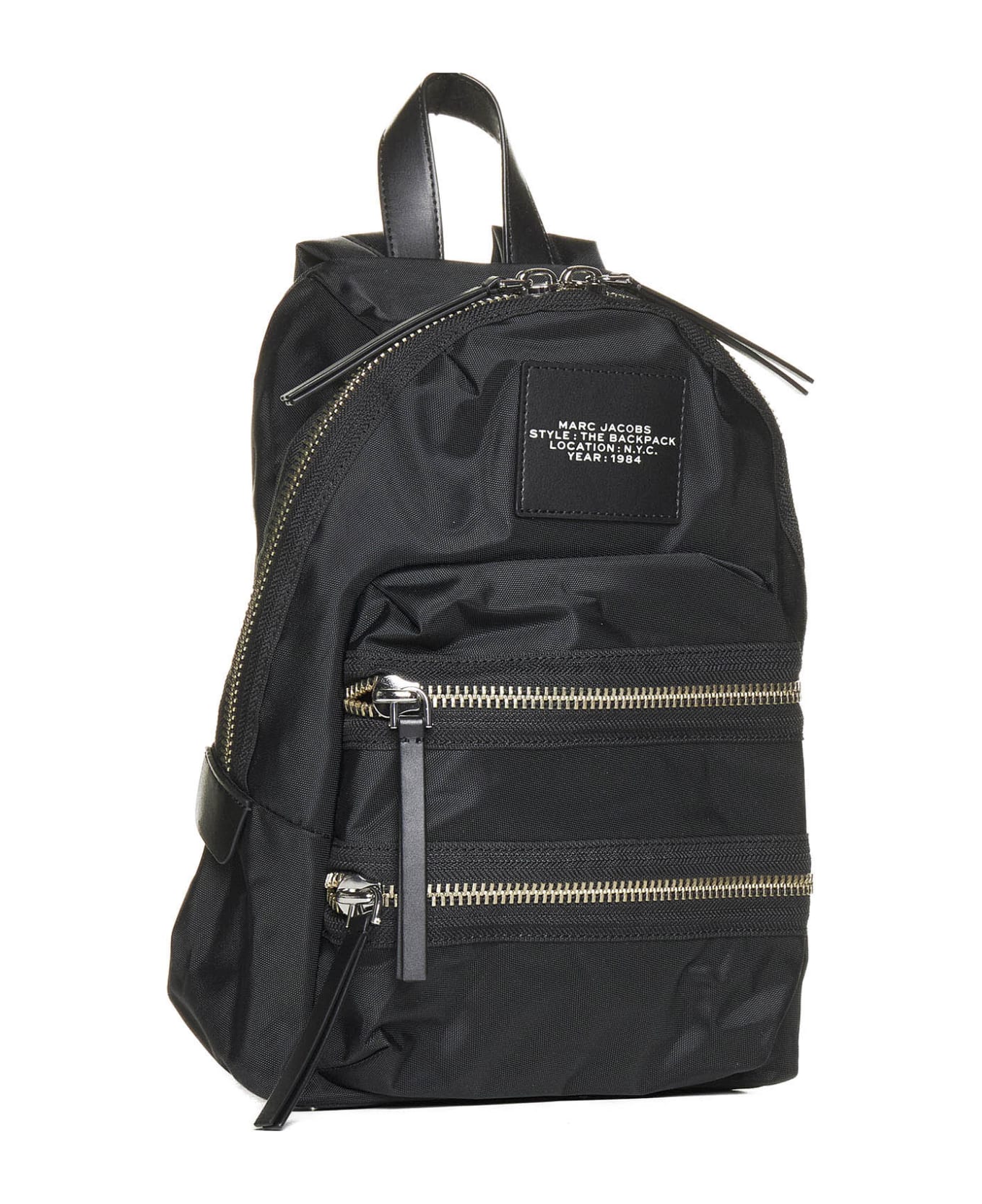Marc Jacobs The Biker Nylon Medium Backpack - Black バックパック