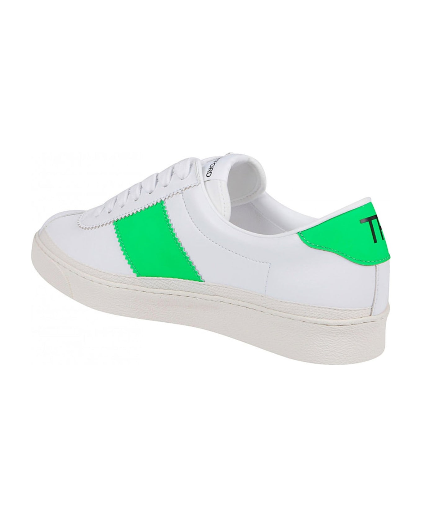 Tom Ford Leather Sneakers - White
