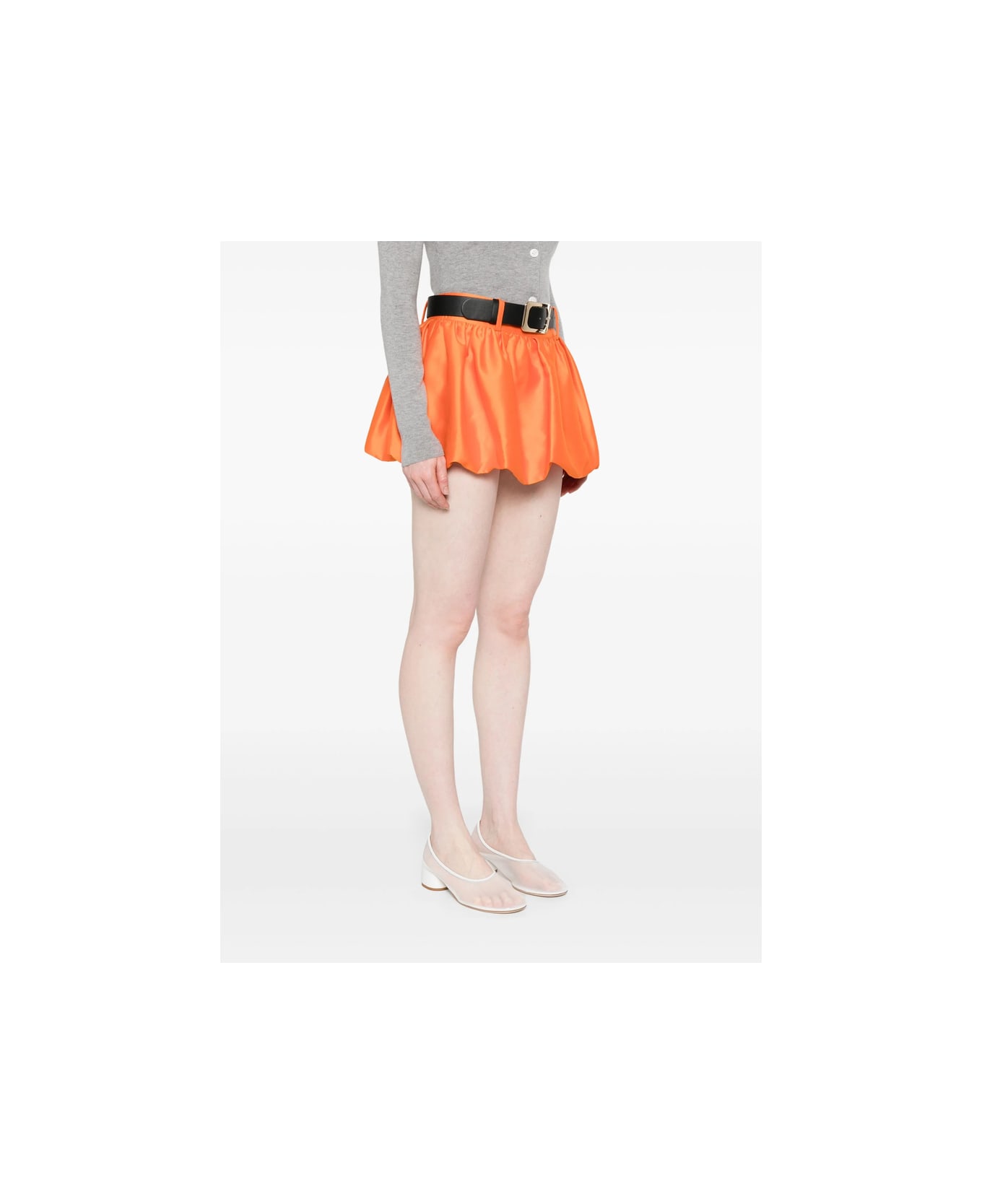 self-portrait Skirt - ORANGE