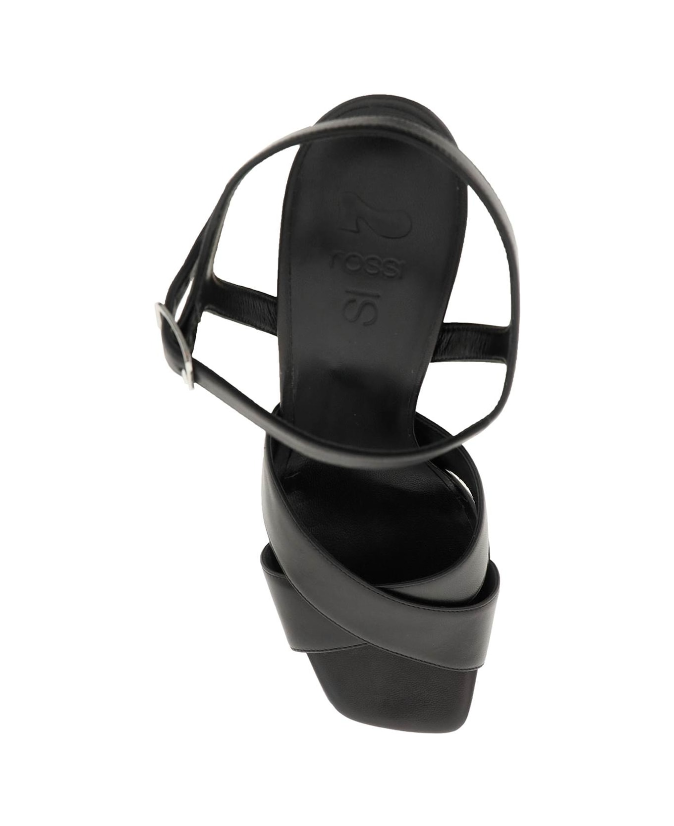 SI Rossi Leather 'si Rossi' Sandals - NERO (Black)