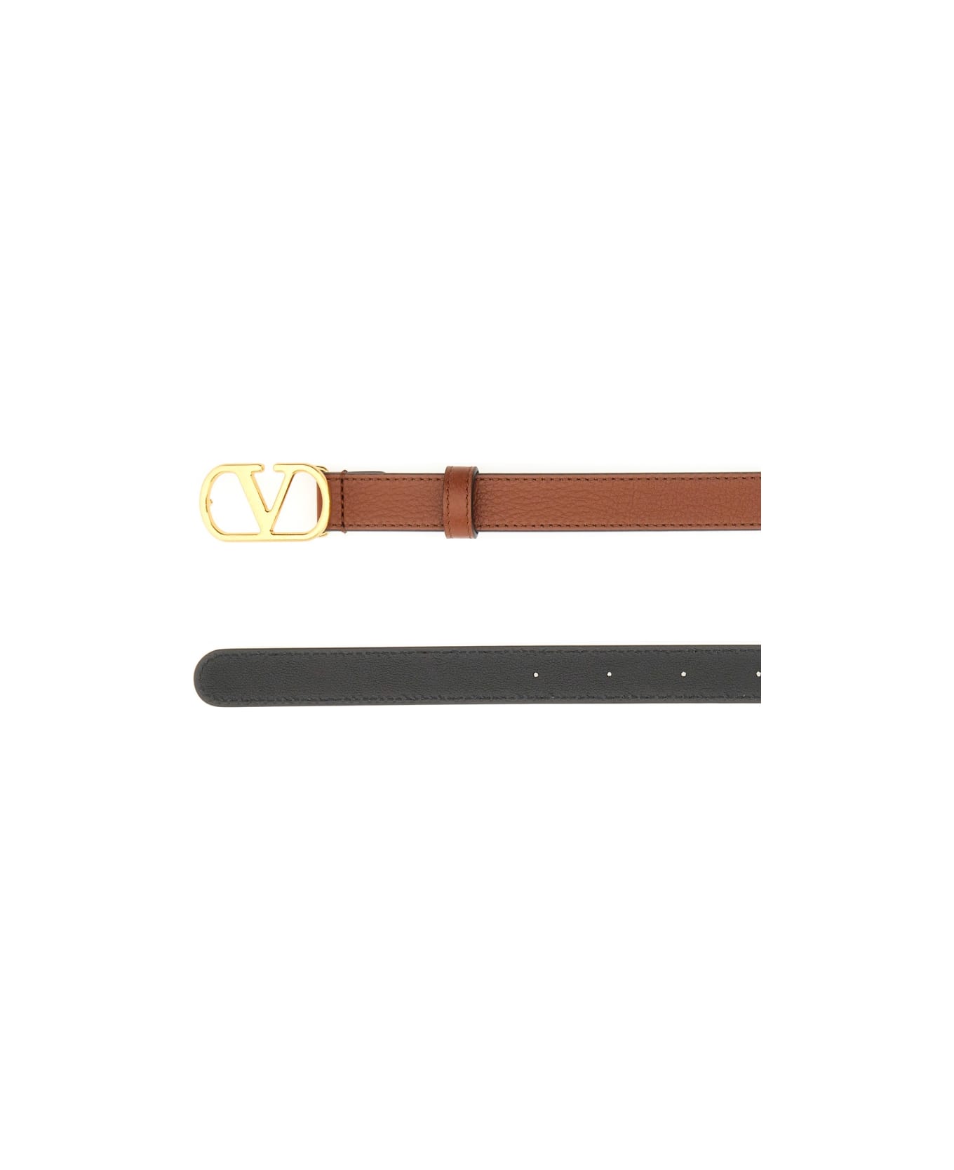 Valentino Garavani "vlogo Signature" Belt - BROWN