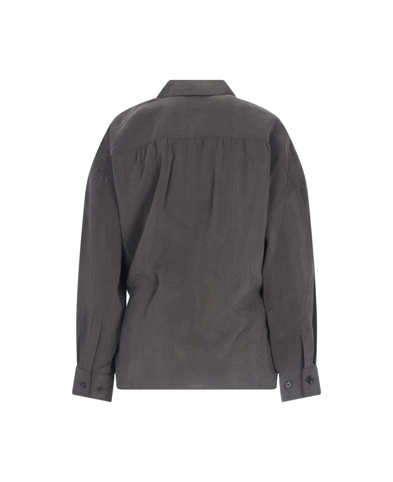 Lemaire Draped Shirt 
twisted
 - brown