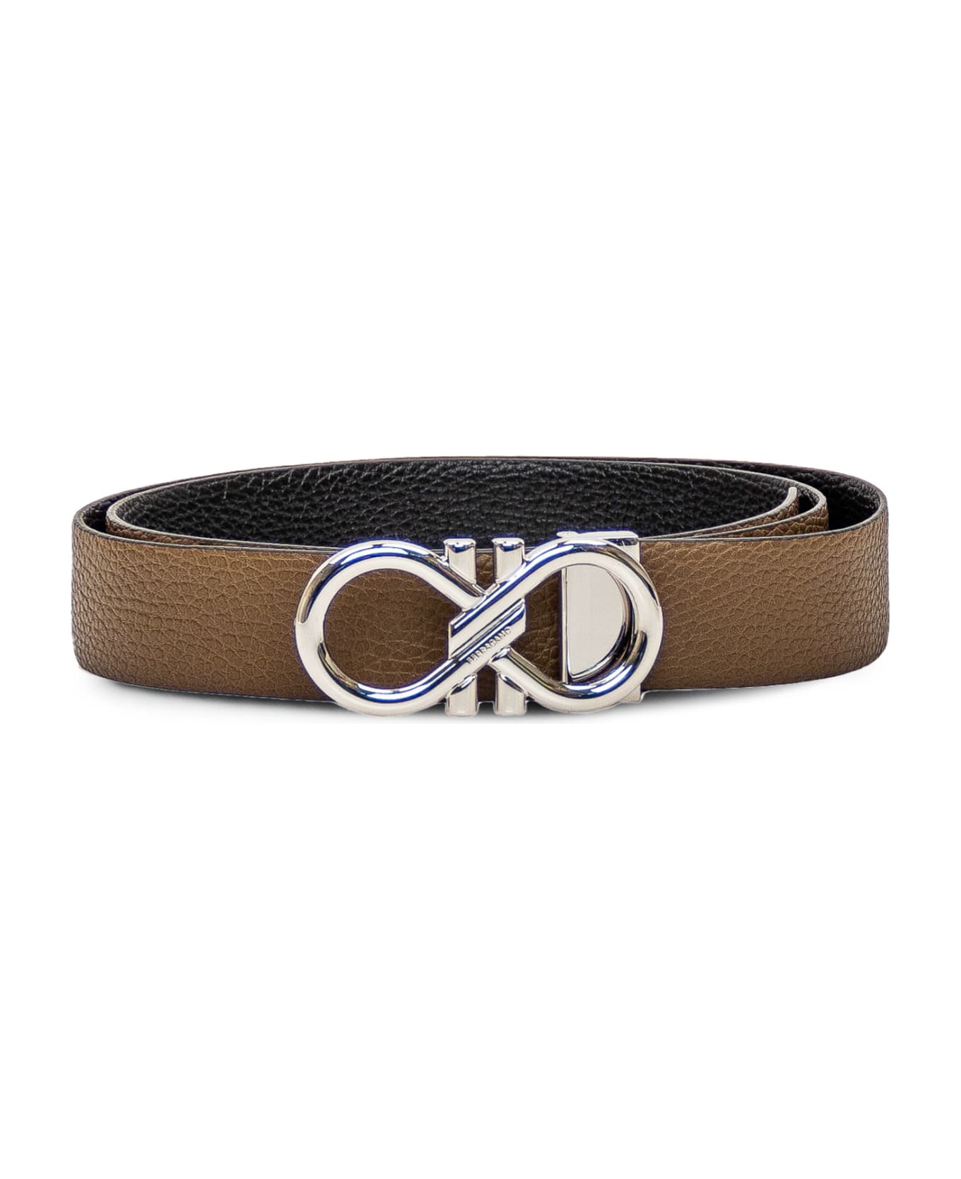 Ferragamo Reversible Gancini Belt - Brown