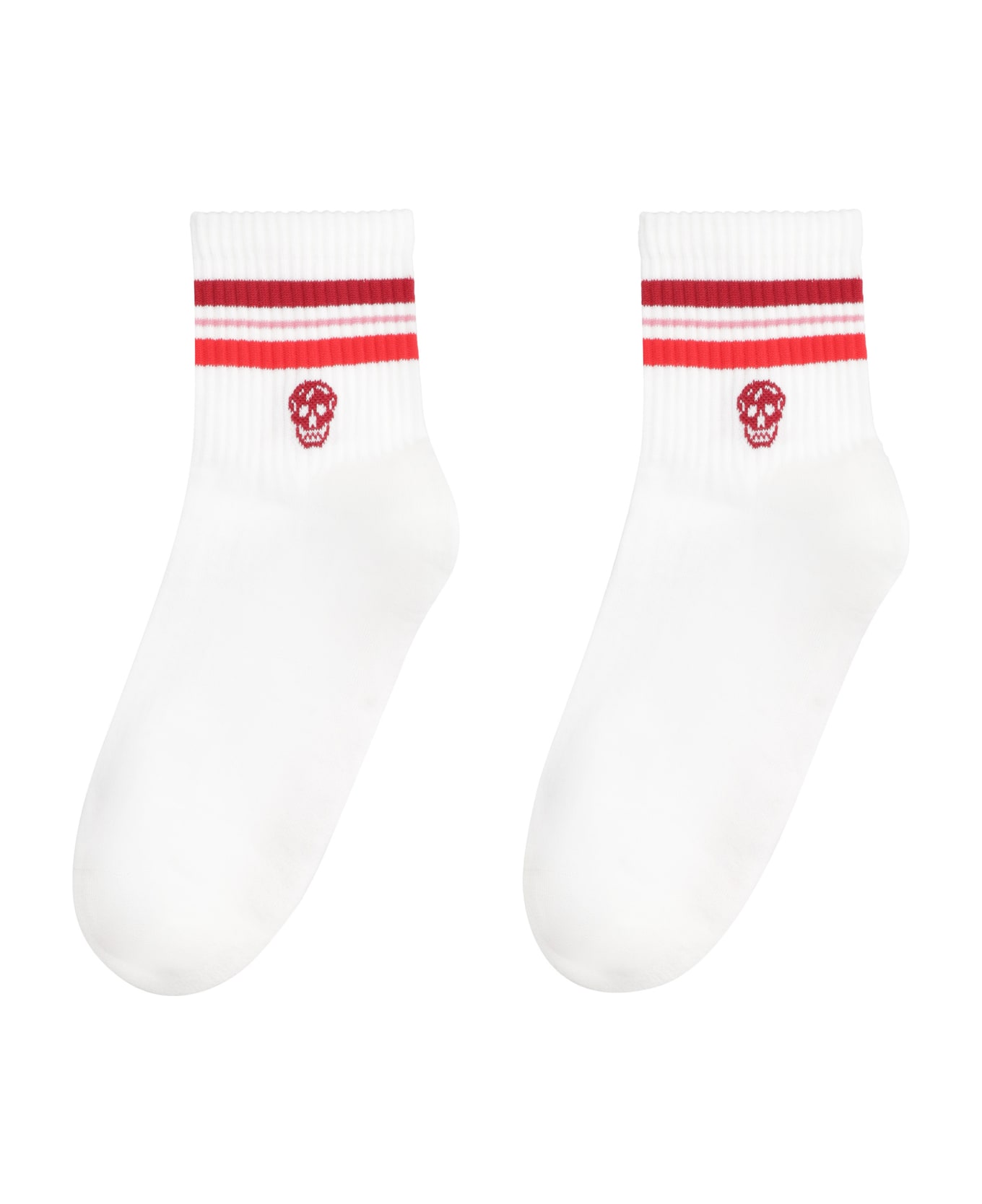 Alexander McQueen Cotton Socks - White