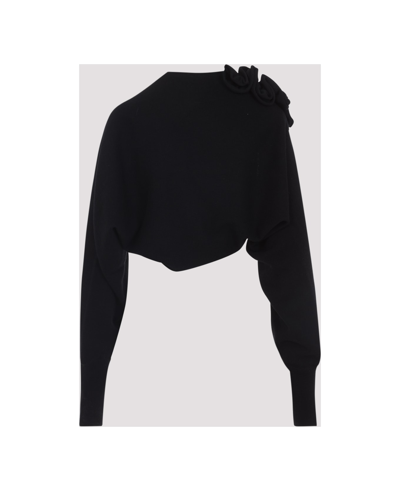 Alberta Ferretti Wool Cardigan - Nero