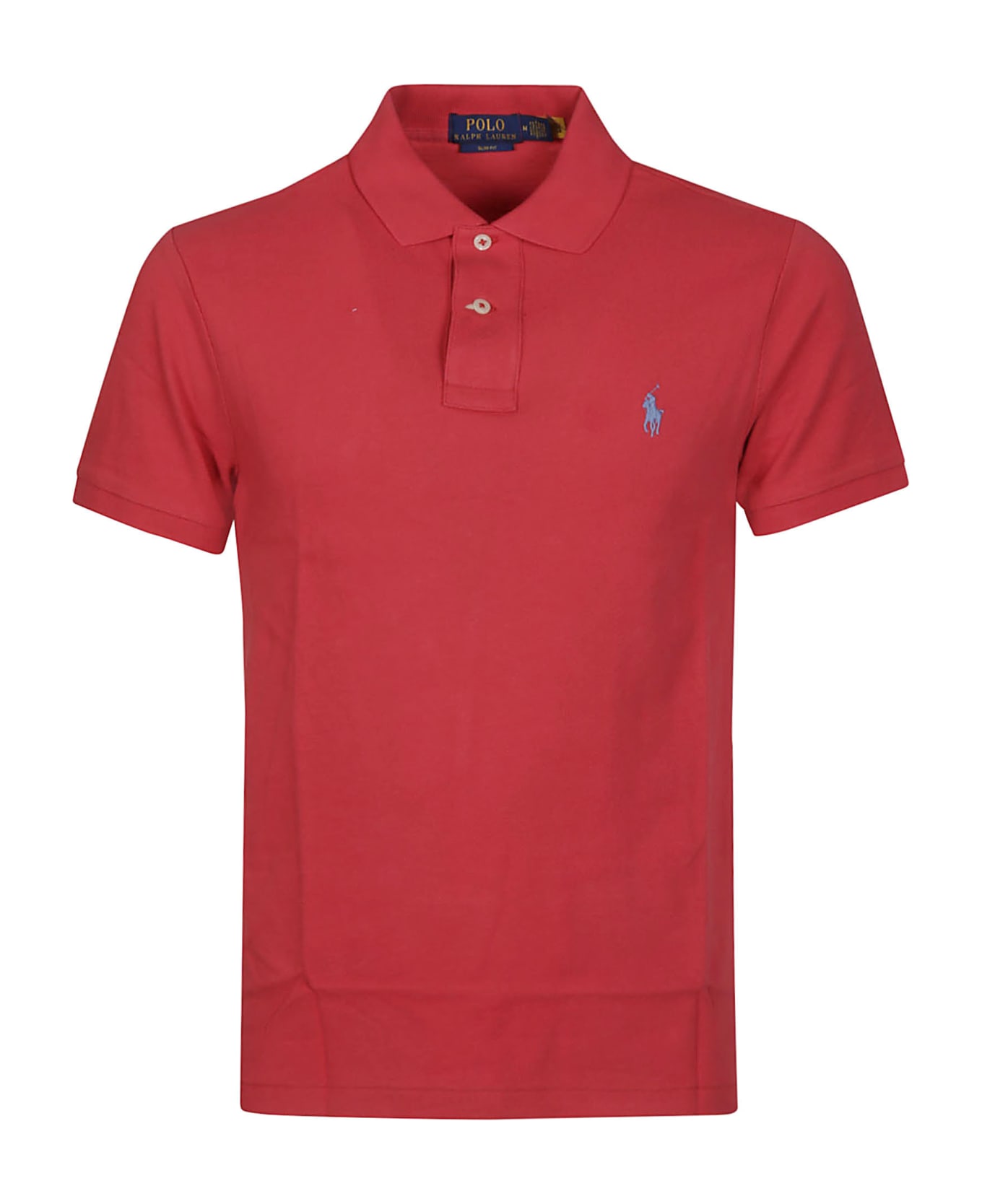 Ralph Lauren Short Sleeve Slim Fit Polo Shirt - NANTUCKET RED/C7580