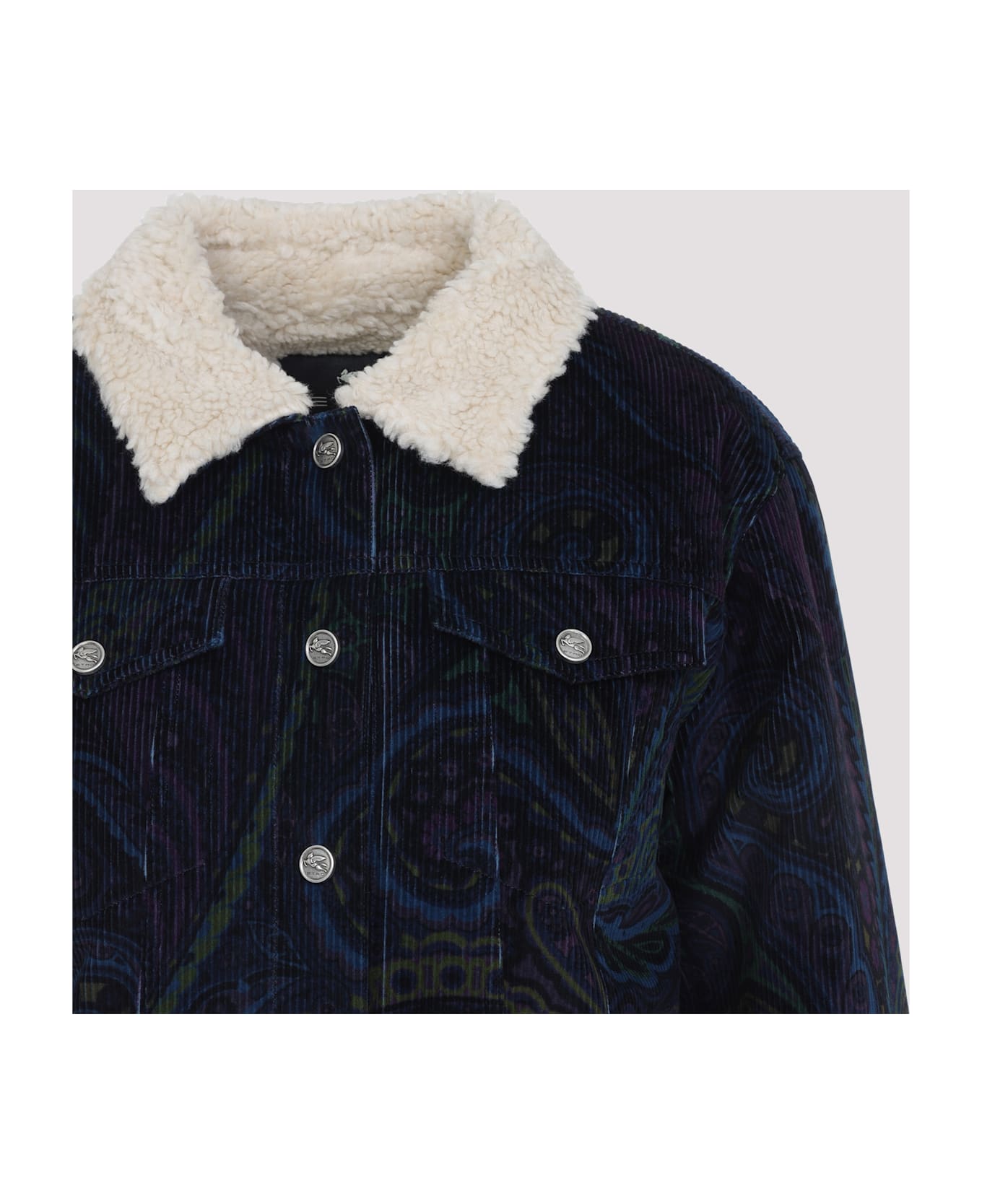 Etro Outerwear - Stampa F.do Blu