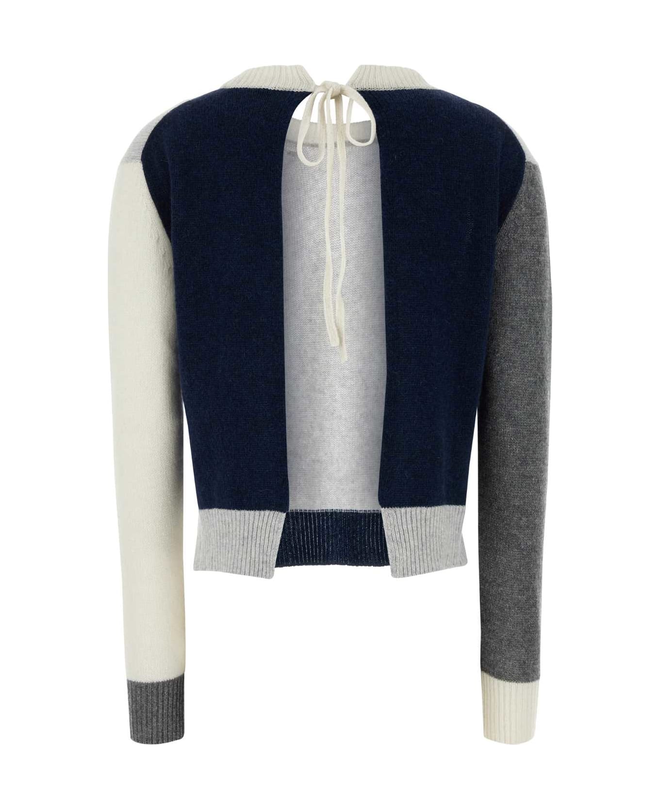 Marni Multicolor Cashmere Sweater - SODIUM