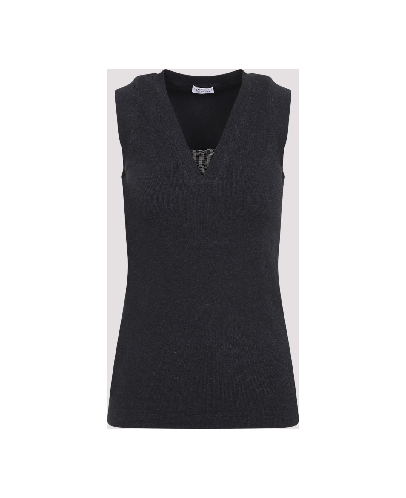 Brunello Cucinelli Monile Tank Top - Antracite