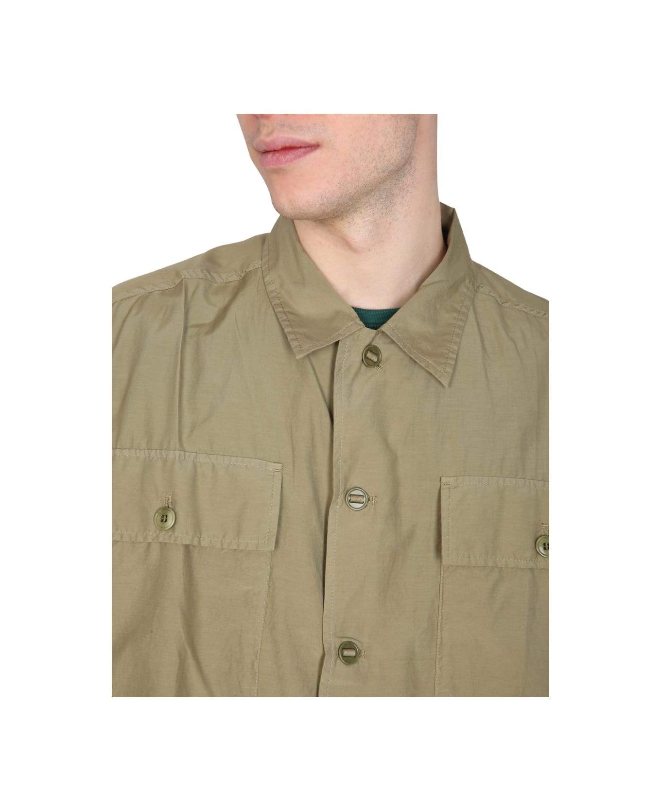 YMC "military" Shirt - MILITARY GREEN