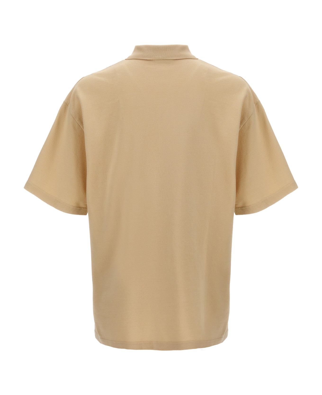 Maison Kitsuné 'fox Head' Polo Shirt - Beige ポロシャツ