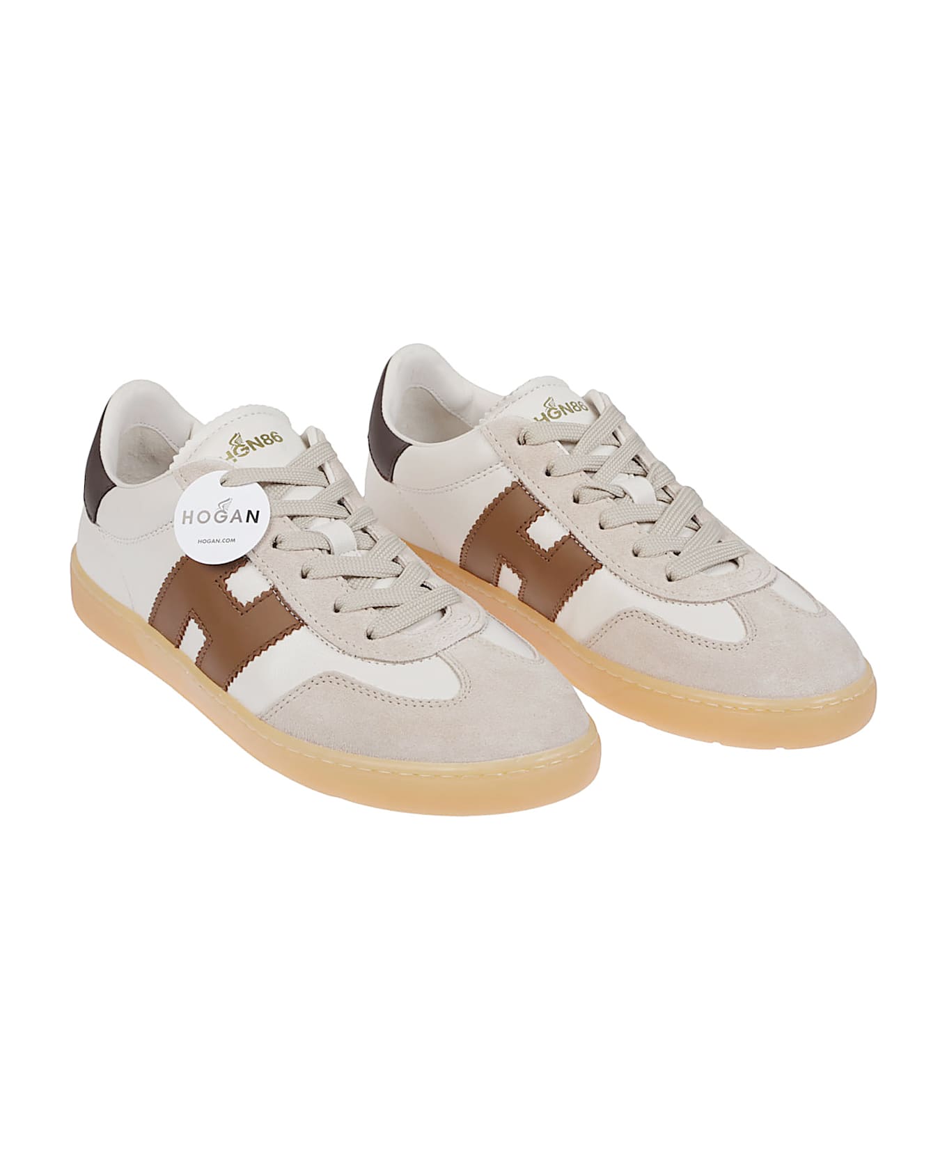 Hogan Cool Sneakers - Mag Yogurt/coconut/marrone Chiaro