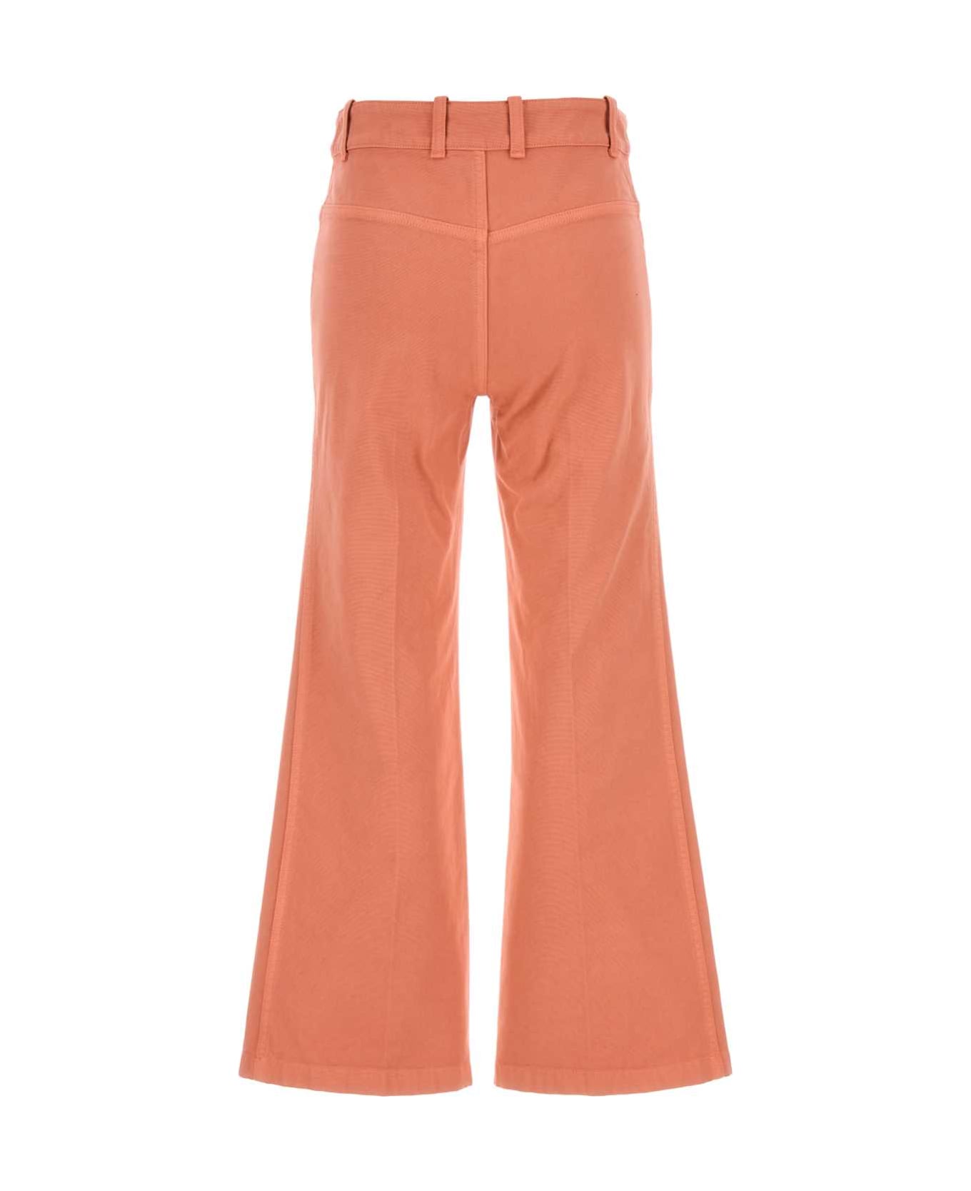 Chloé Salmon Denim Jeans - SHELLCORAL