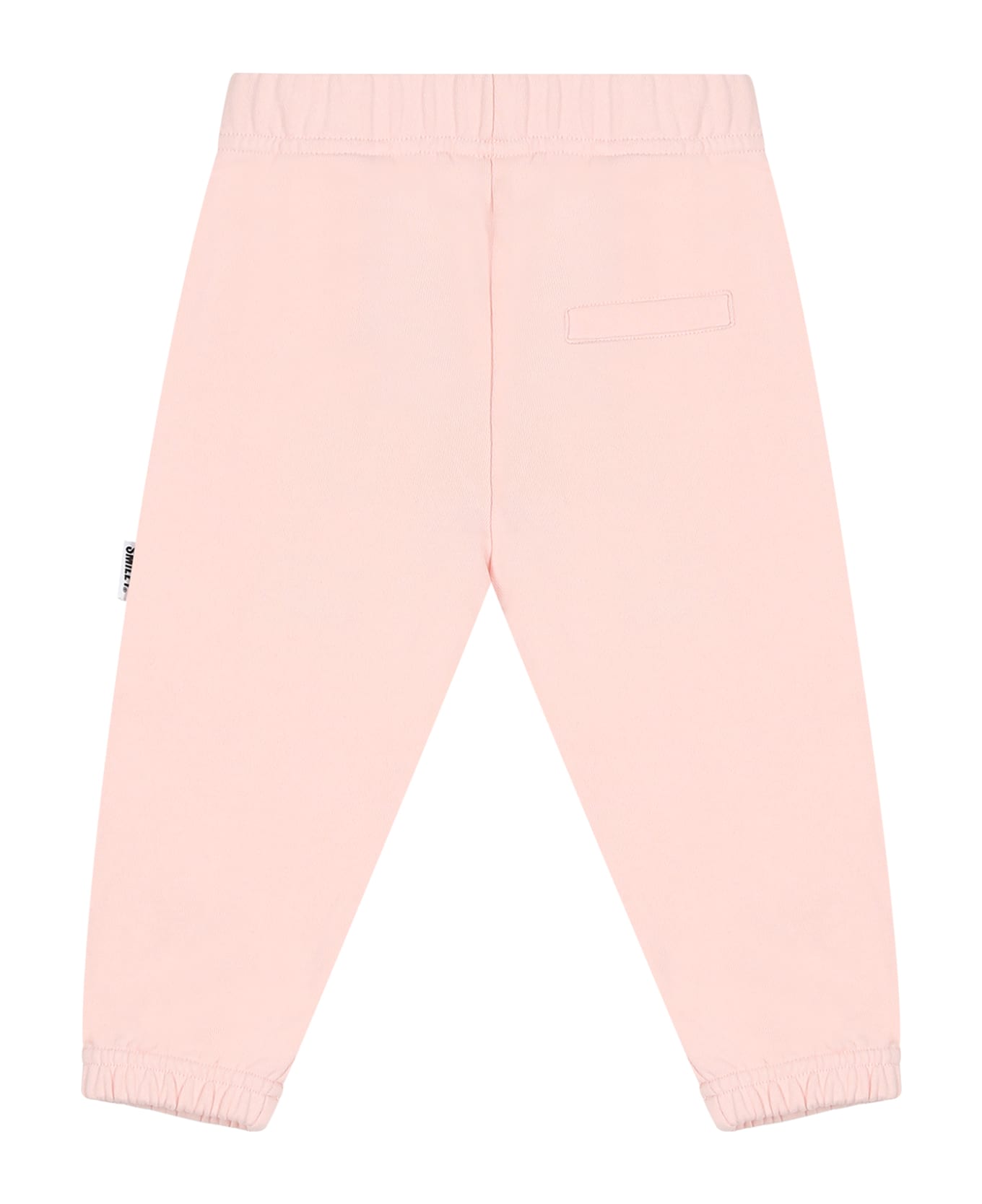 Palm Angels Pink Trousers For Baby Girl With Logo - Pink