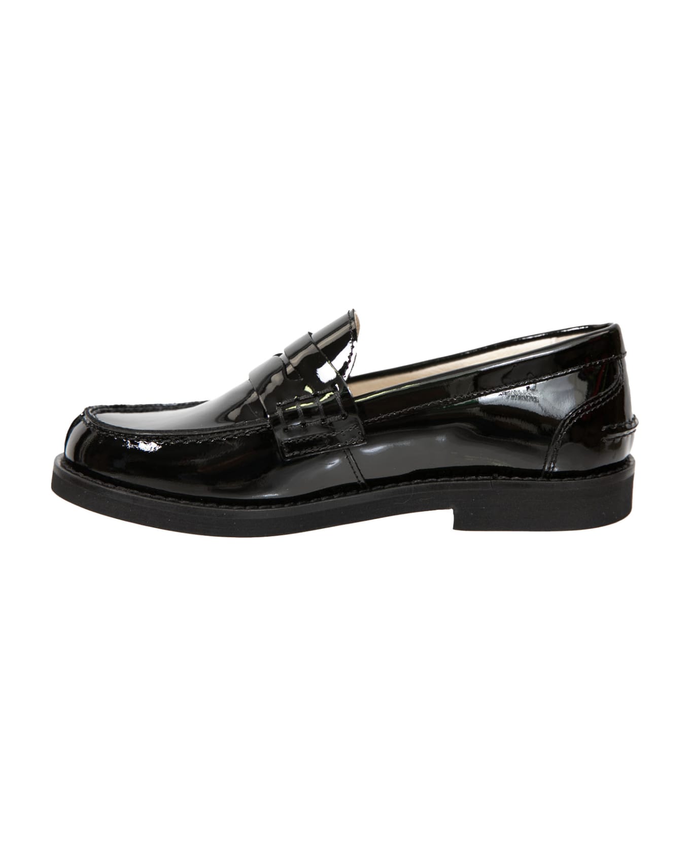 Andrea Montelpare Patent Leather Loafers