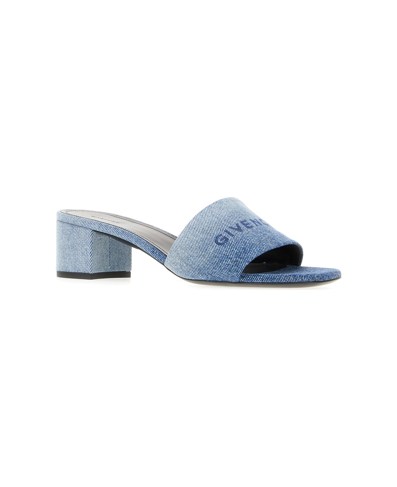 Givenchy Denim Mules - MEDIUM BLUE