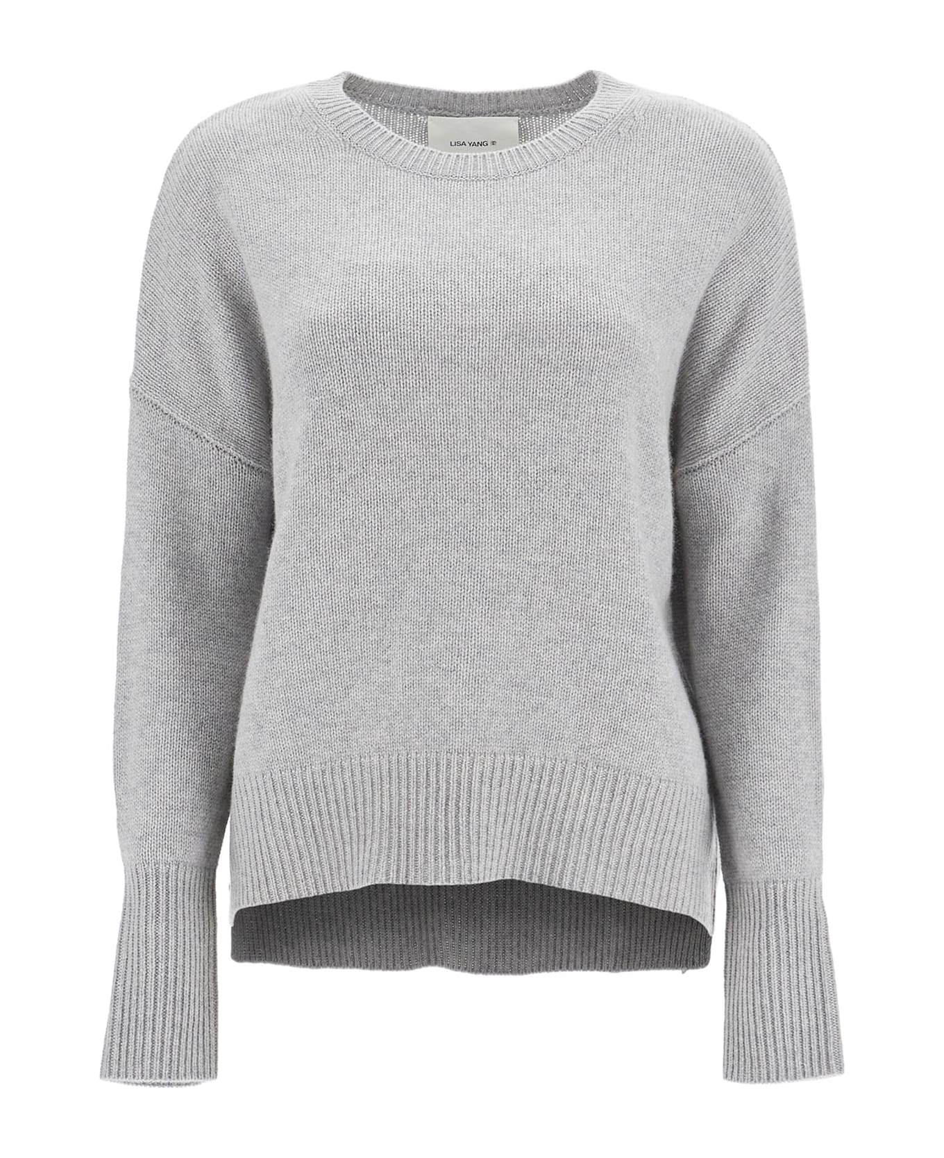 Lisa Yang Cashmere Mila Pullover - DOVE GREY (Grey)