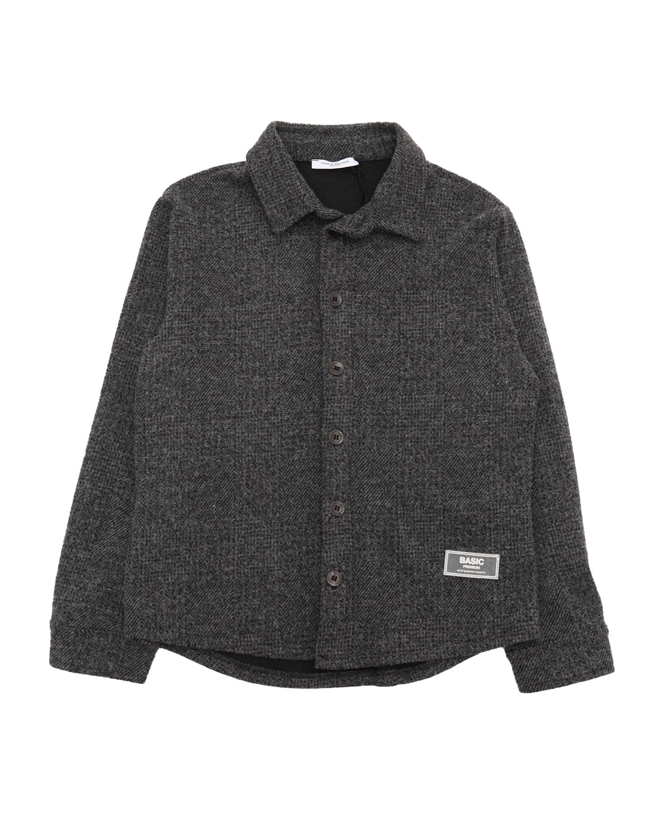 Paolo Pecora Boy Shirt Jacket - GREY