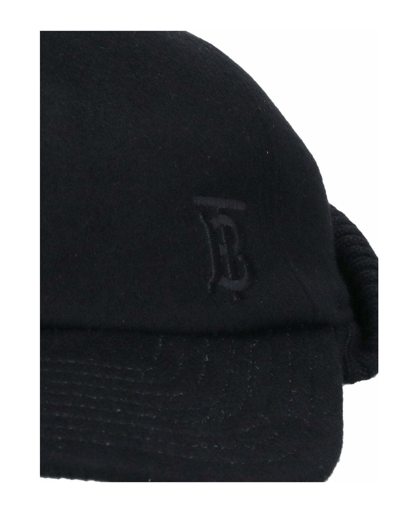 Burberry Logo Baseball Cap - Black  