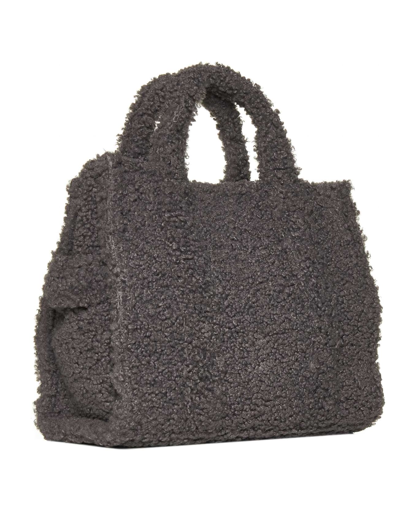 Marc Jacobs The Small Tote Faux Shearling Bag X Vivid Grunge - Grey