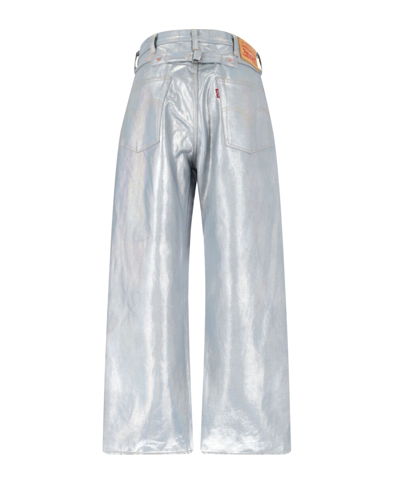 Junya Watanabe X Levi
s Strauss Logo Straight Jeans - Silver