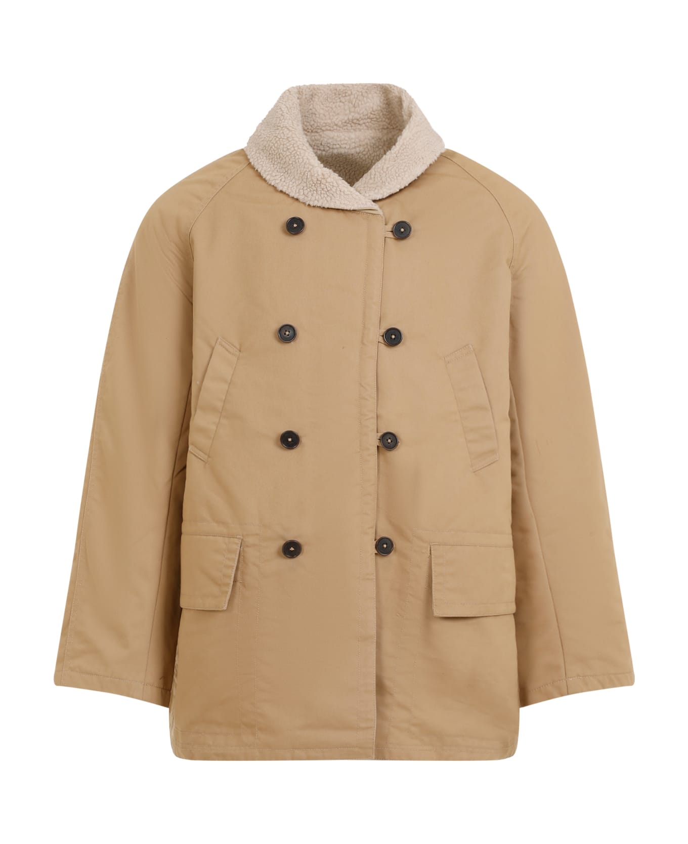 Universal Works Reversible Mackinaw Jacket - Sand