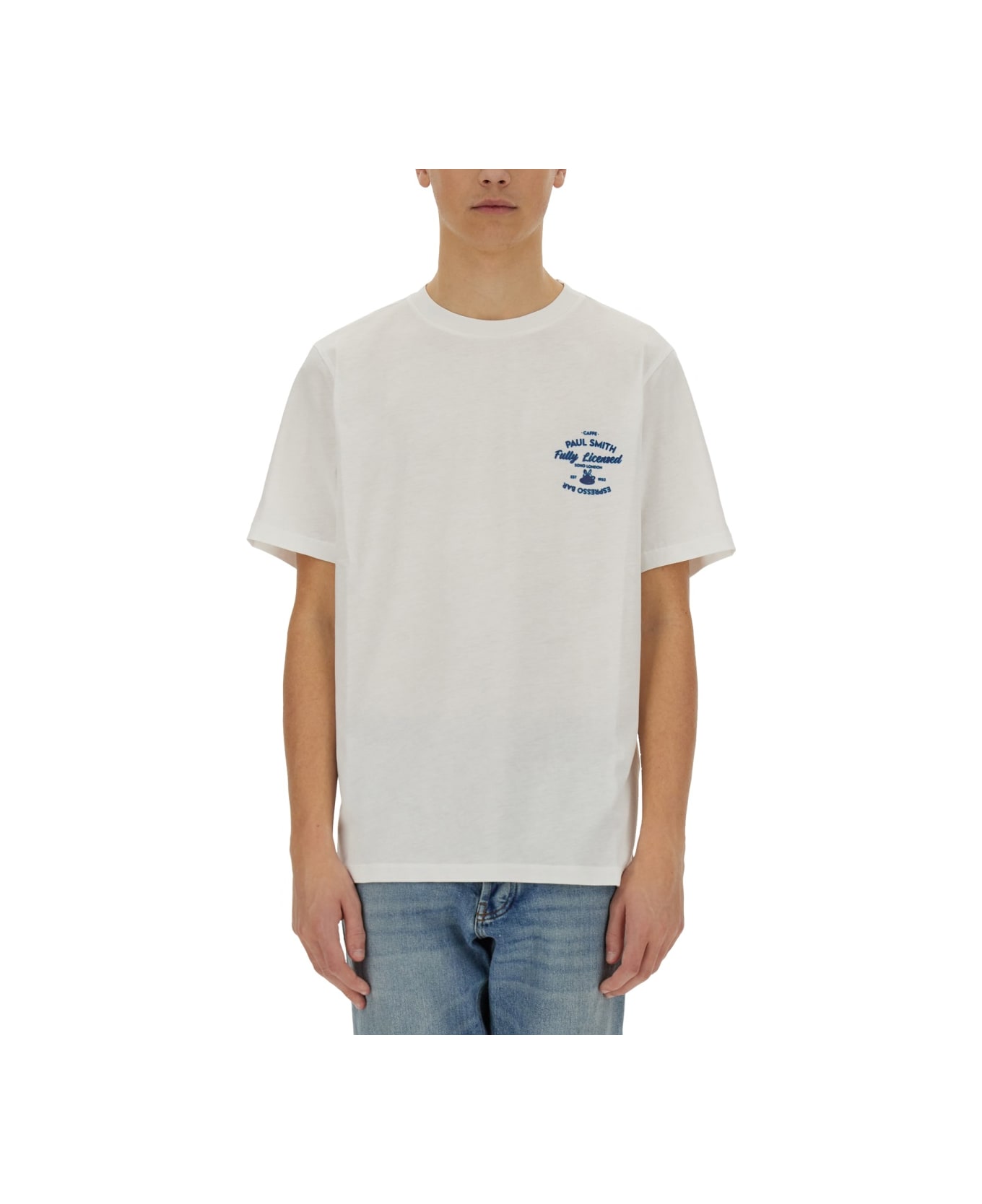 Paul Smith Espresso Bar Print T-shirt - WHITE