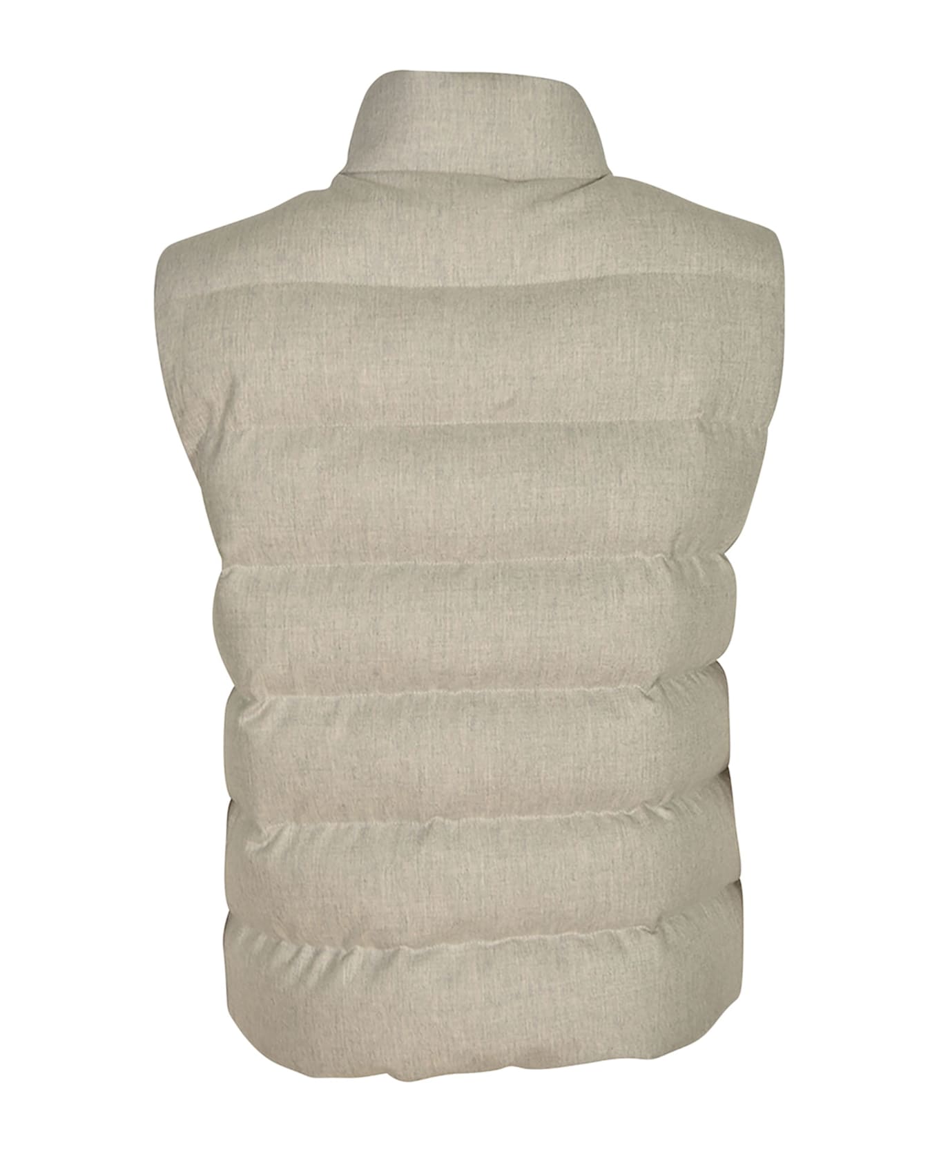 Fay Concealed Padded Gilet - Grey