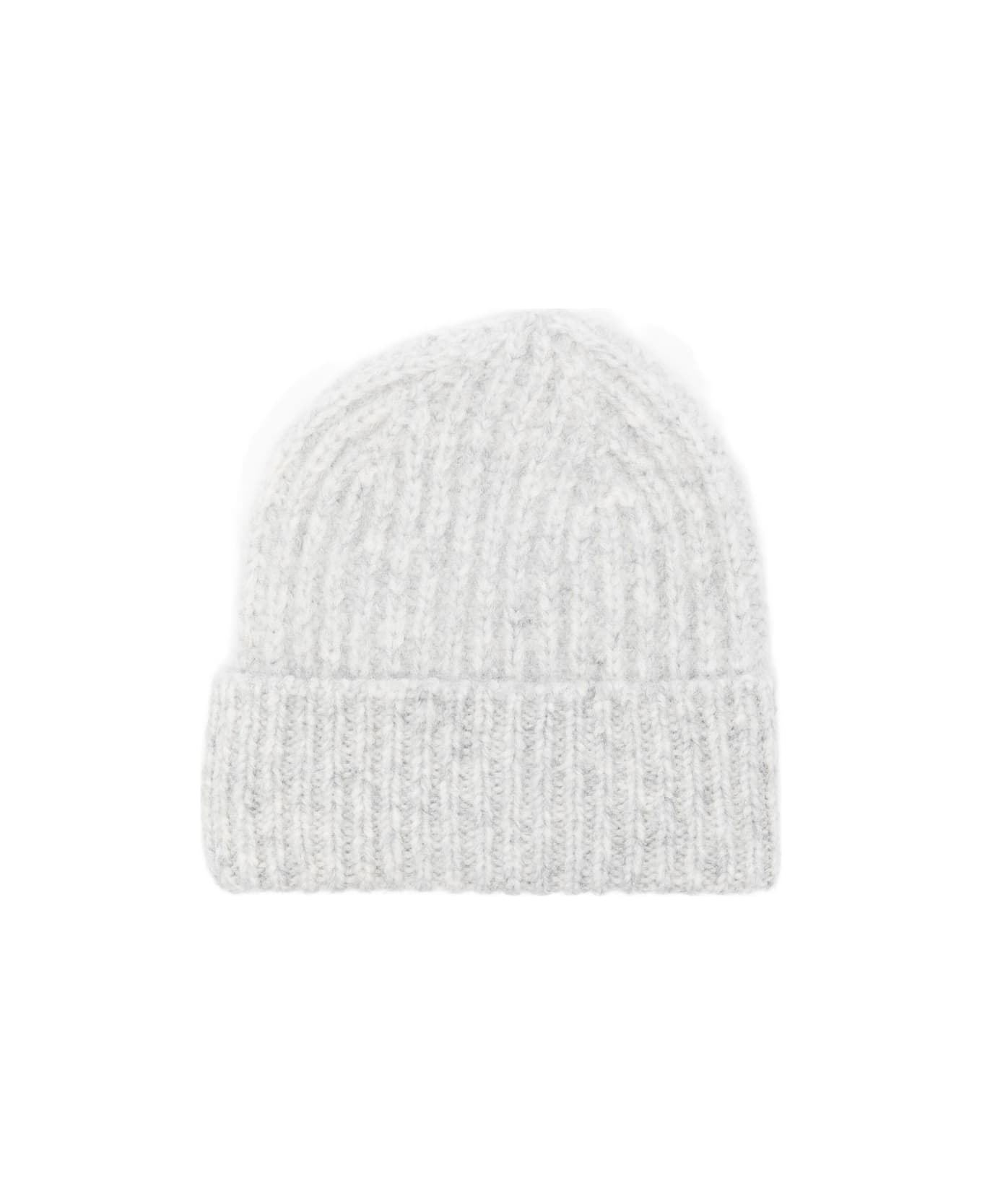 Closed Wool Beanie - Grey