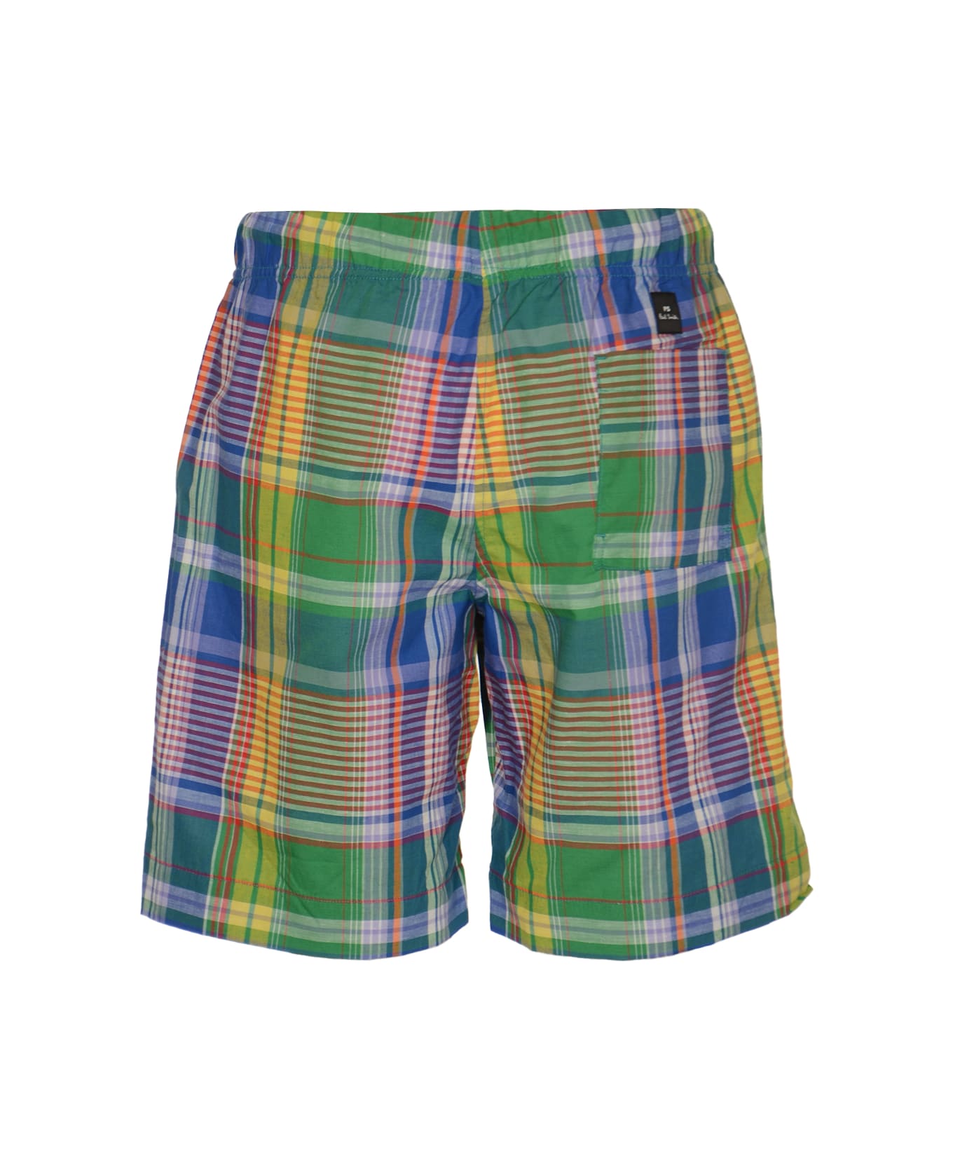 Paul Smith Drawstring Waist Check Patterned Shorts - Multicolor