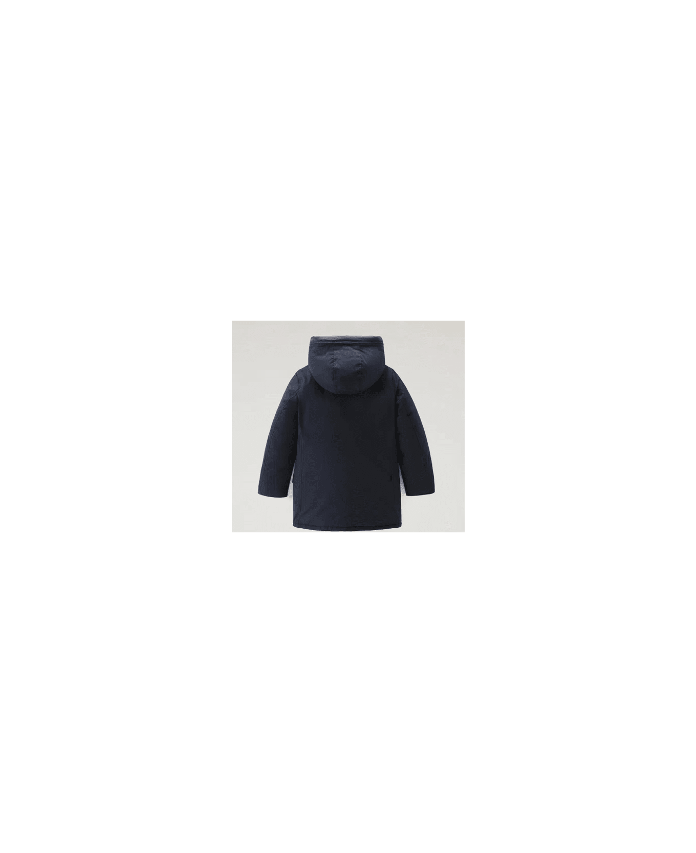 Woolrich Hooded Coat - NAVY