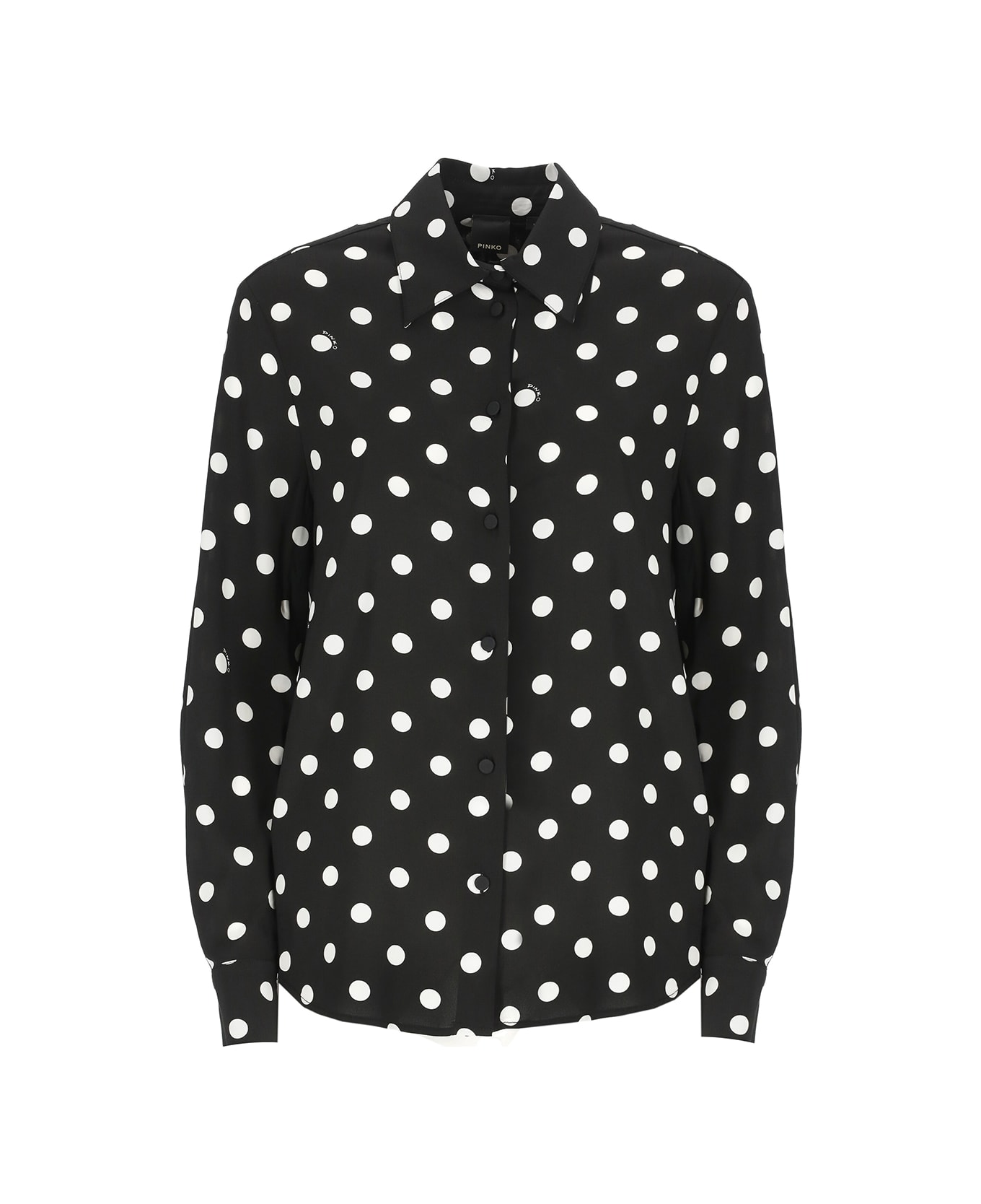Pinko Polka Dots Shirt - Black シャツ