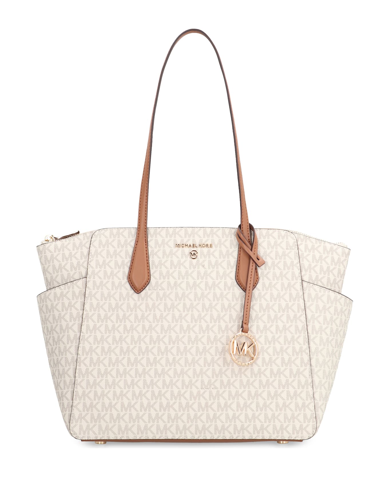 Michael Kors Marilyn Medium Tote Bag With Logo - Brown