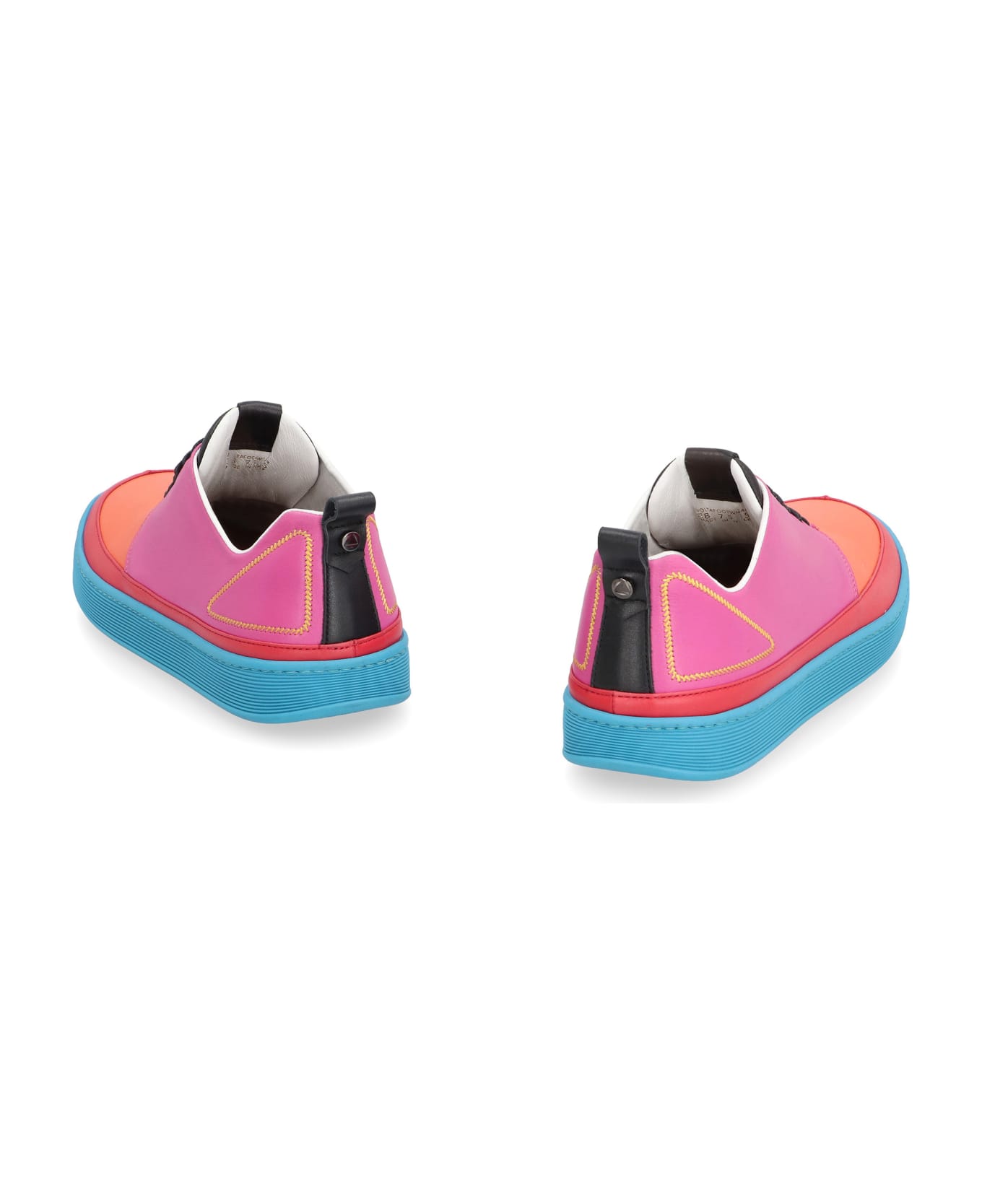 Volta Leather Low-top Sneakers - Multicolor