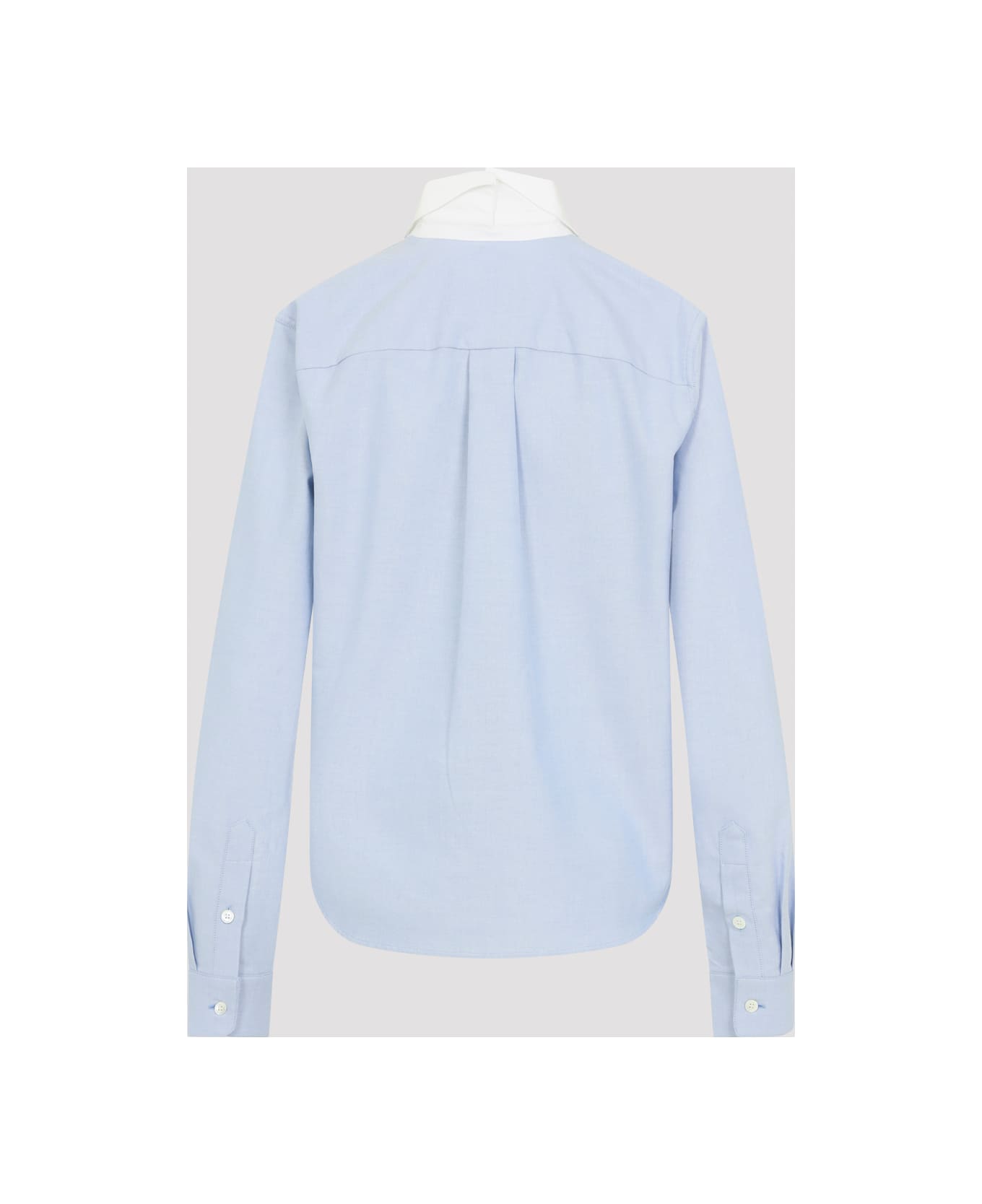 Marni Baby Shirt With Embroidered Front Pocket - Sapphire