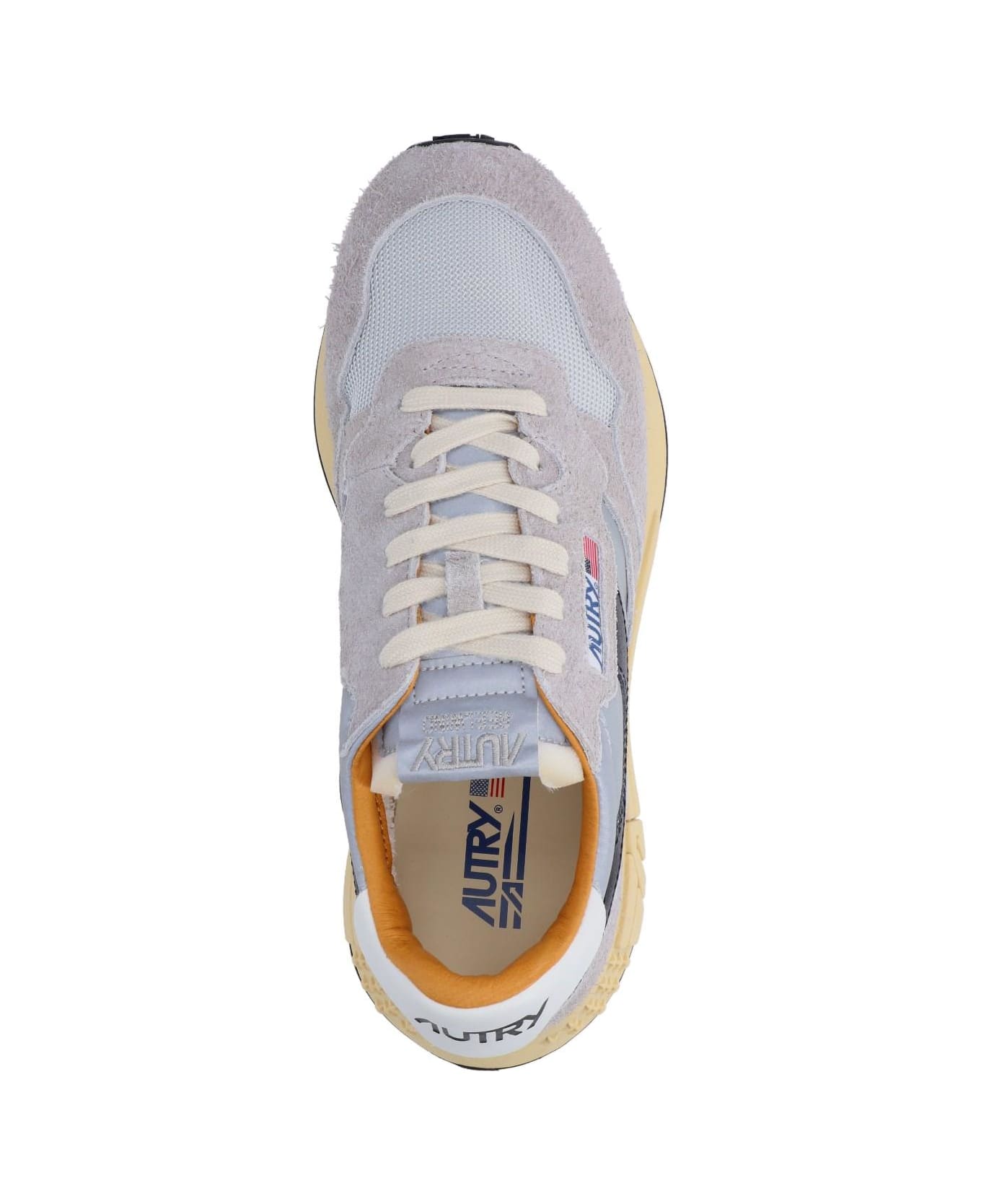 Autry 'reelwind' Low-top Sneakers - Sand/silv