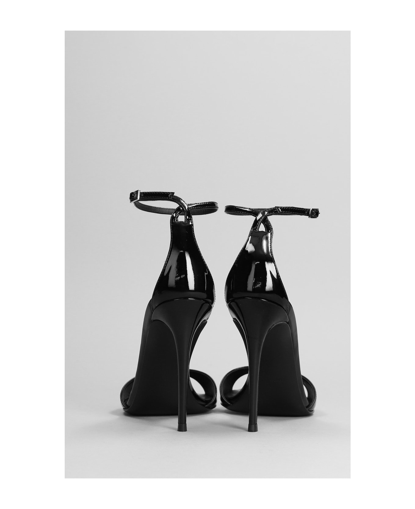 Giuseppe Zanotti Intriigo Strap Sandals In Black Leather - black