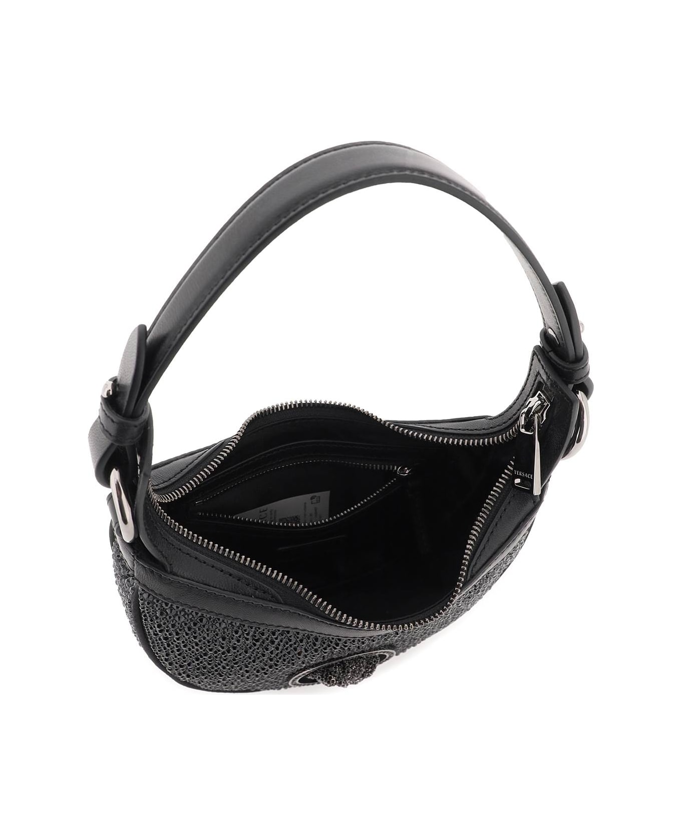 Versace Crystal Repeat Mini Hobo Bag | italist