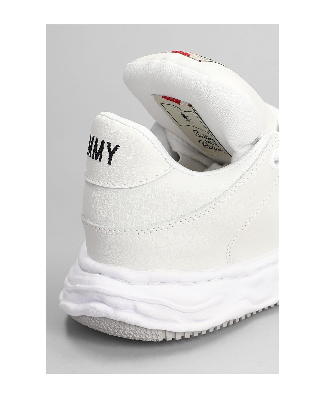 Mihara Yasuhiro Wayne Sneakers In White Leather - white