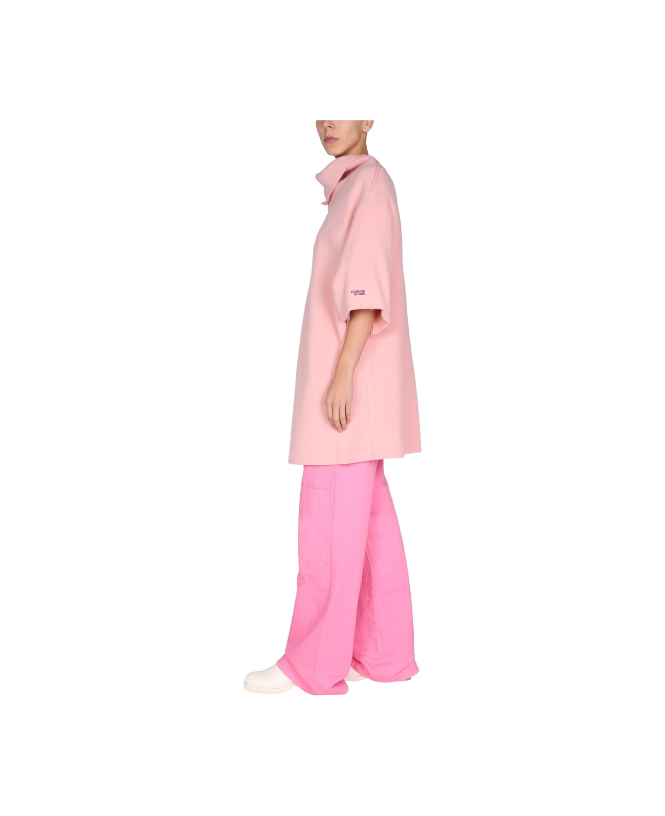 Raf Simons "ataraxia" Wool Blend Dress - PINK ワンピース＆ドレス