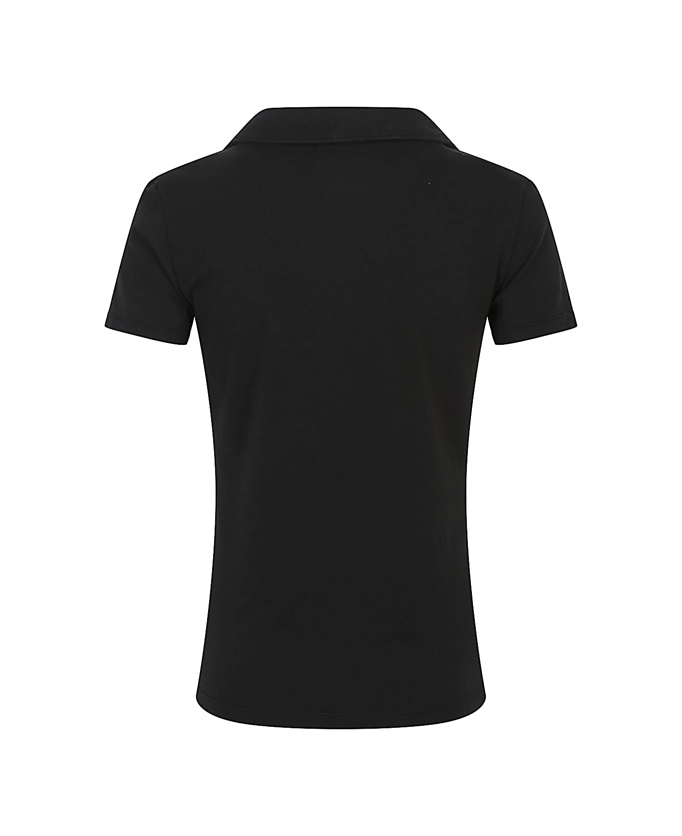 Base Cotton Polo Shirt - Black