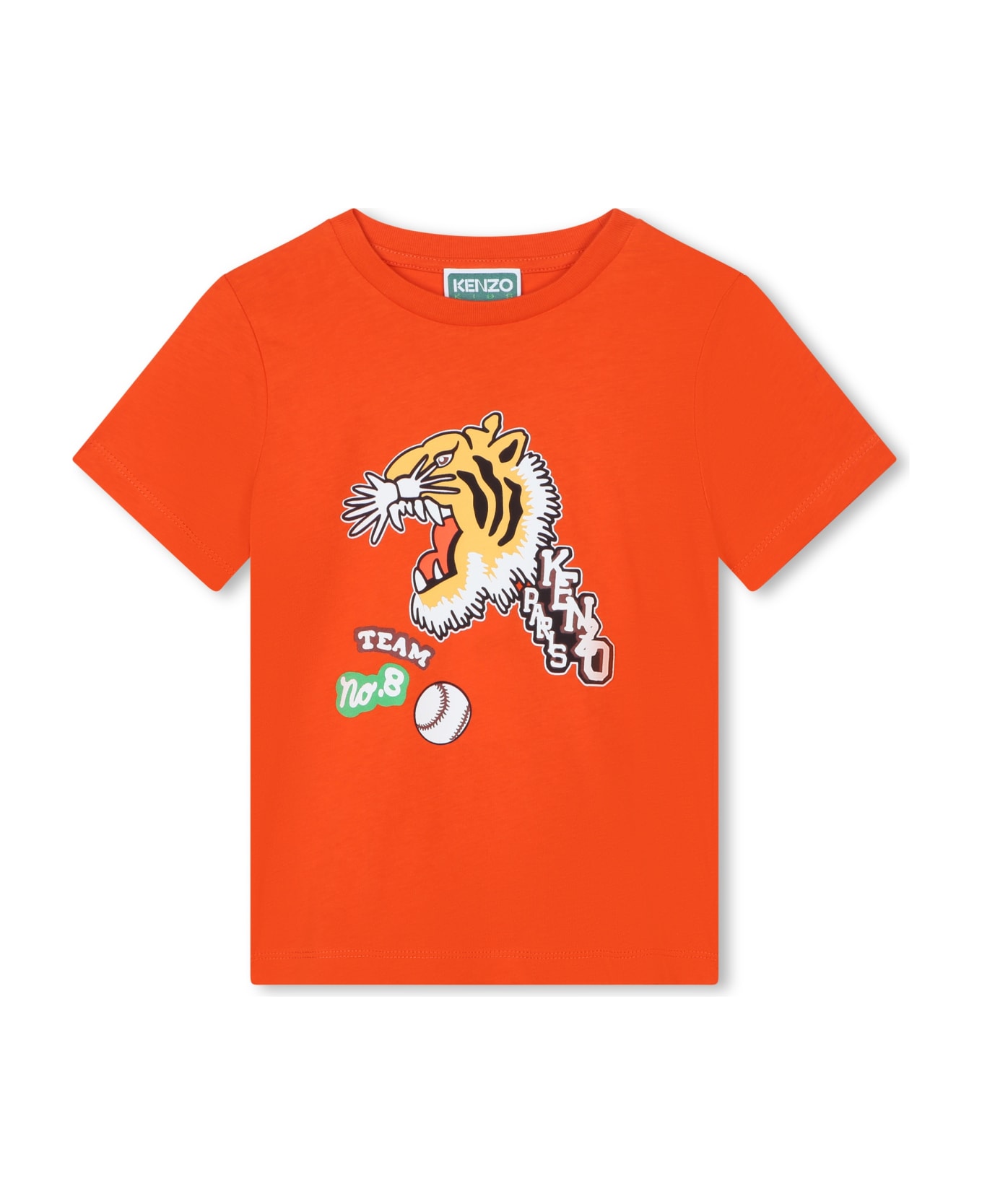 Kenzo Kids Printed T-shirt - A Pesca Tシャツ＆ポロシャツ