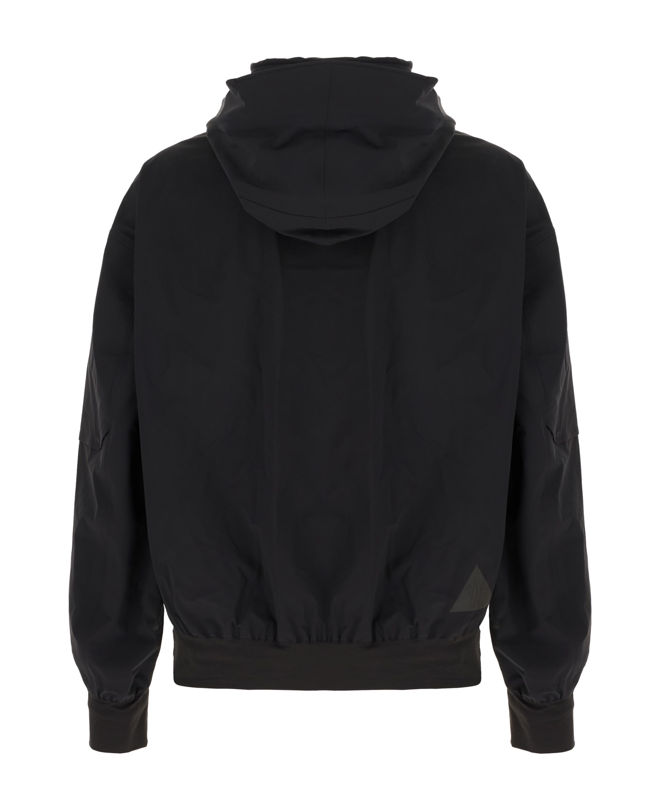 Moncler Grenoble Black Stretch Nylon Jacket - BLACK