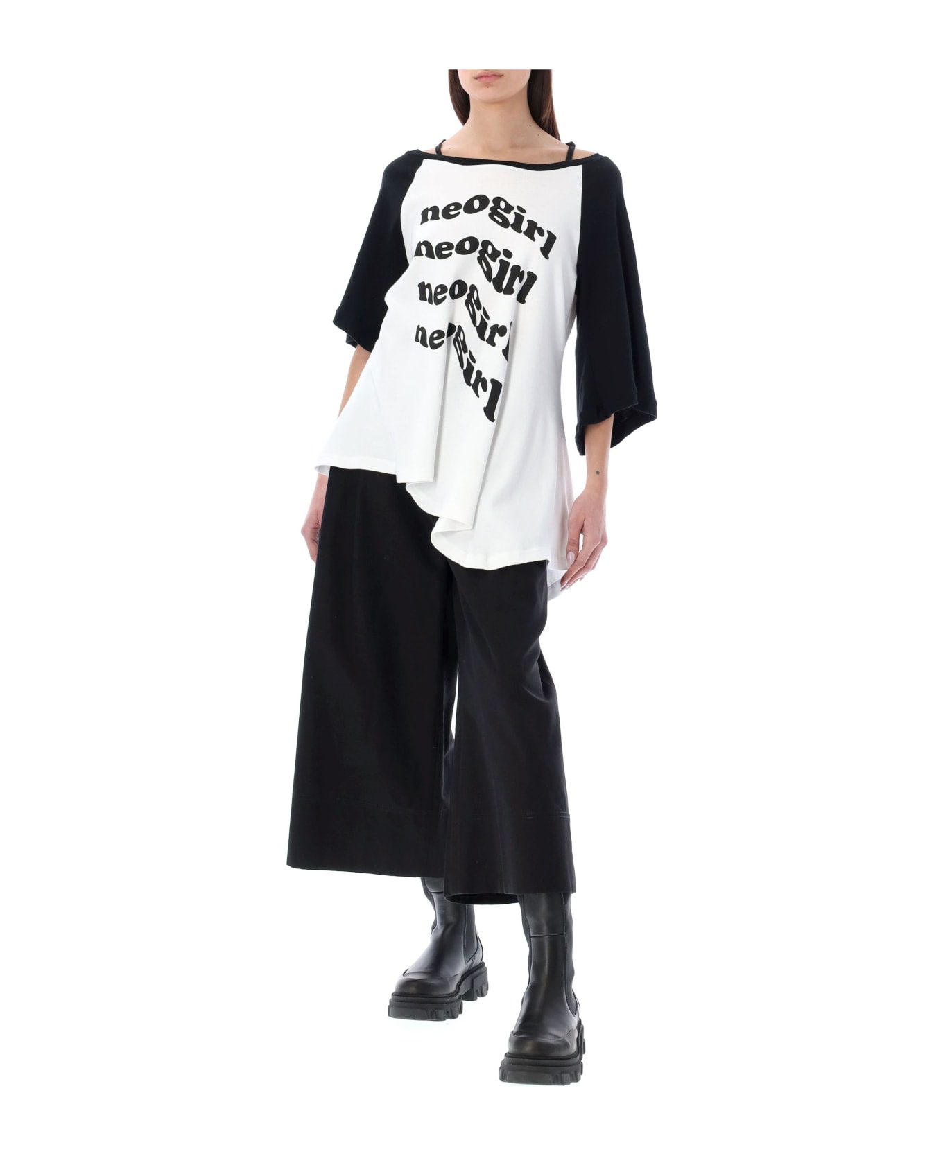undercover neogirl アシンメトリー ラグランTシャツ undercover neogirl アシンメトリー ラグランTシャツ